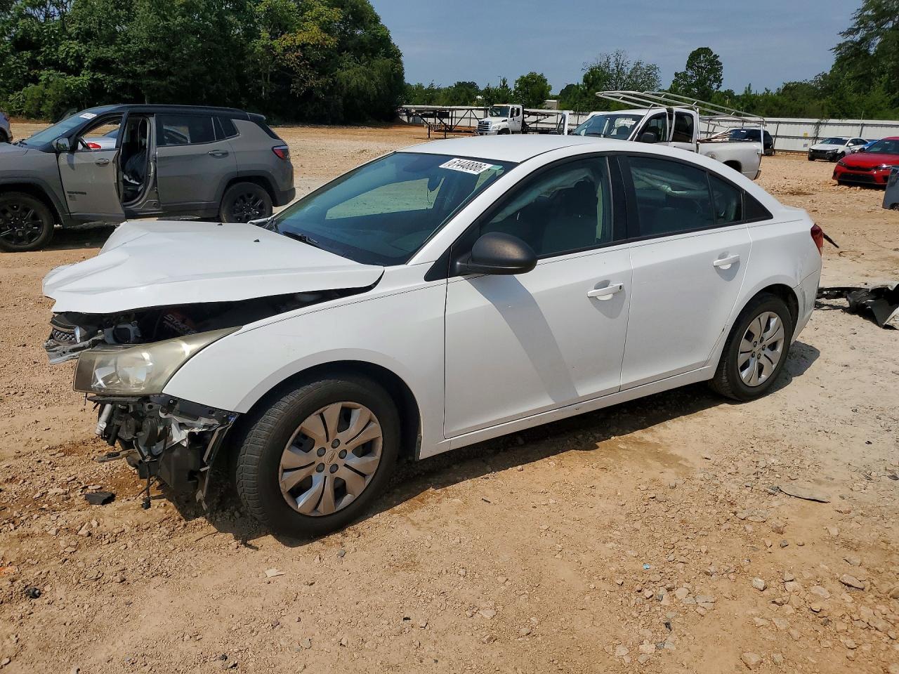 2014 Chevrolet Cruze Ls White vin: 1G1PA5SH8E7225527