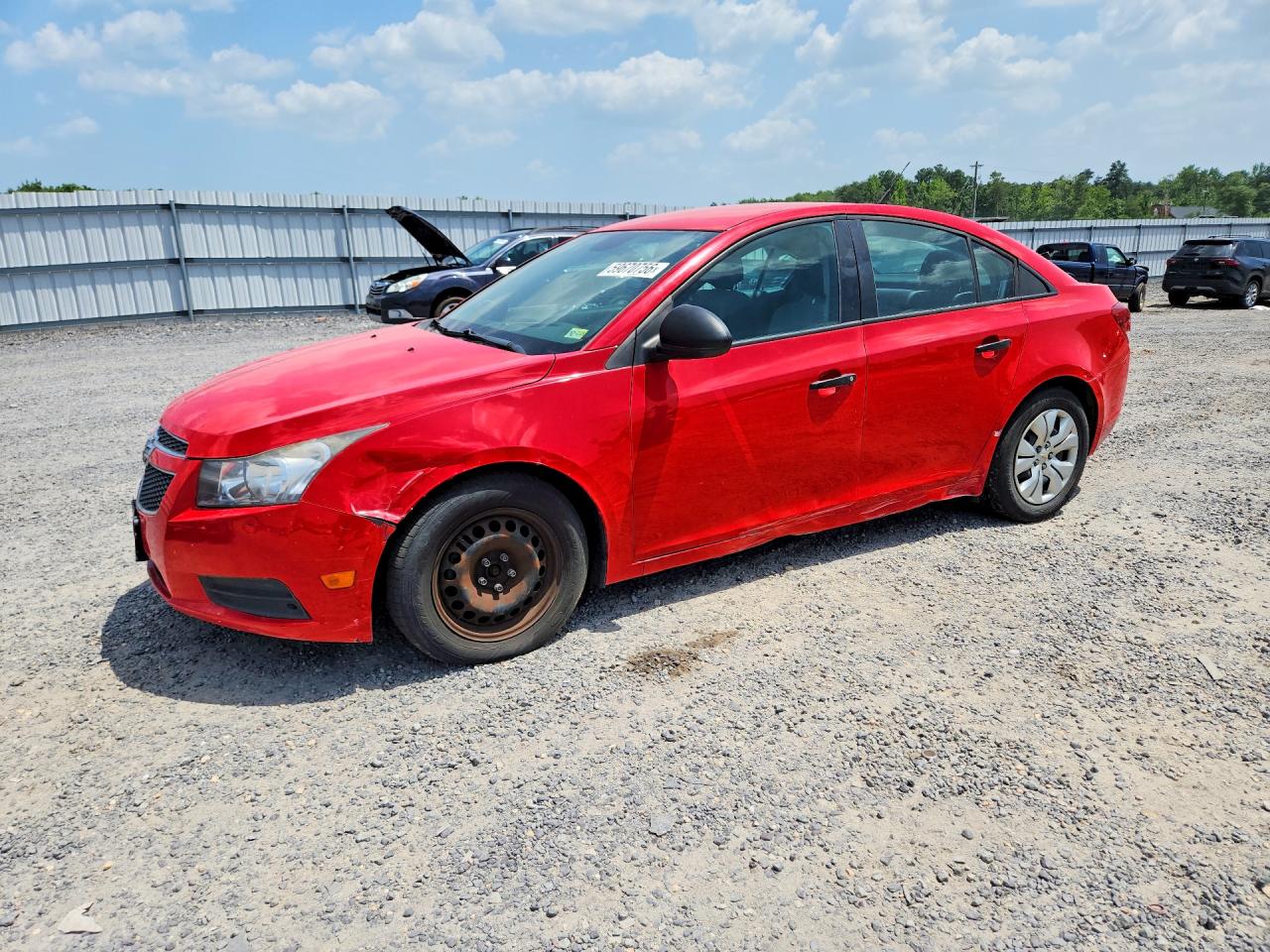 2014 Chevrolet Cruze Ls Red vin: 1G1PA5SH8E7275277