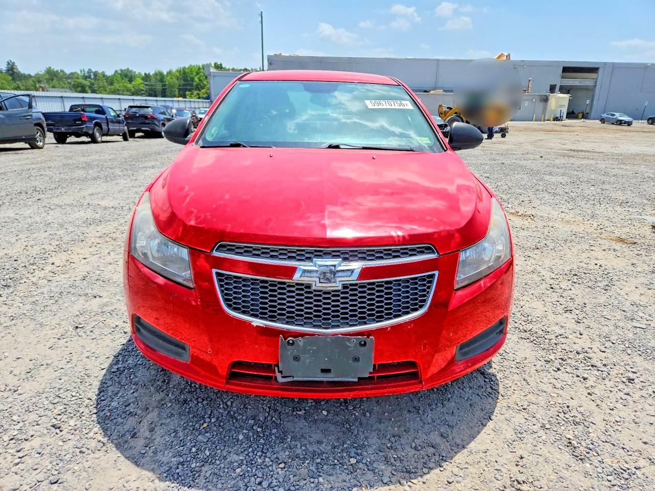 2014 Chevrolet Cruze Ls Red vin: 1G1PA5SH8E7275277