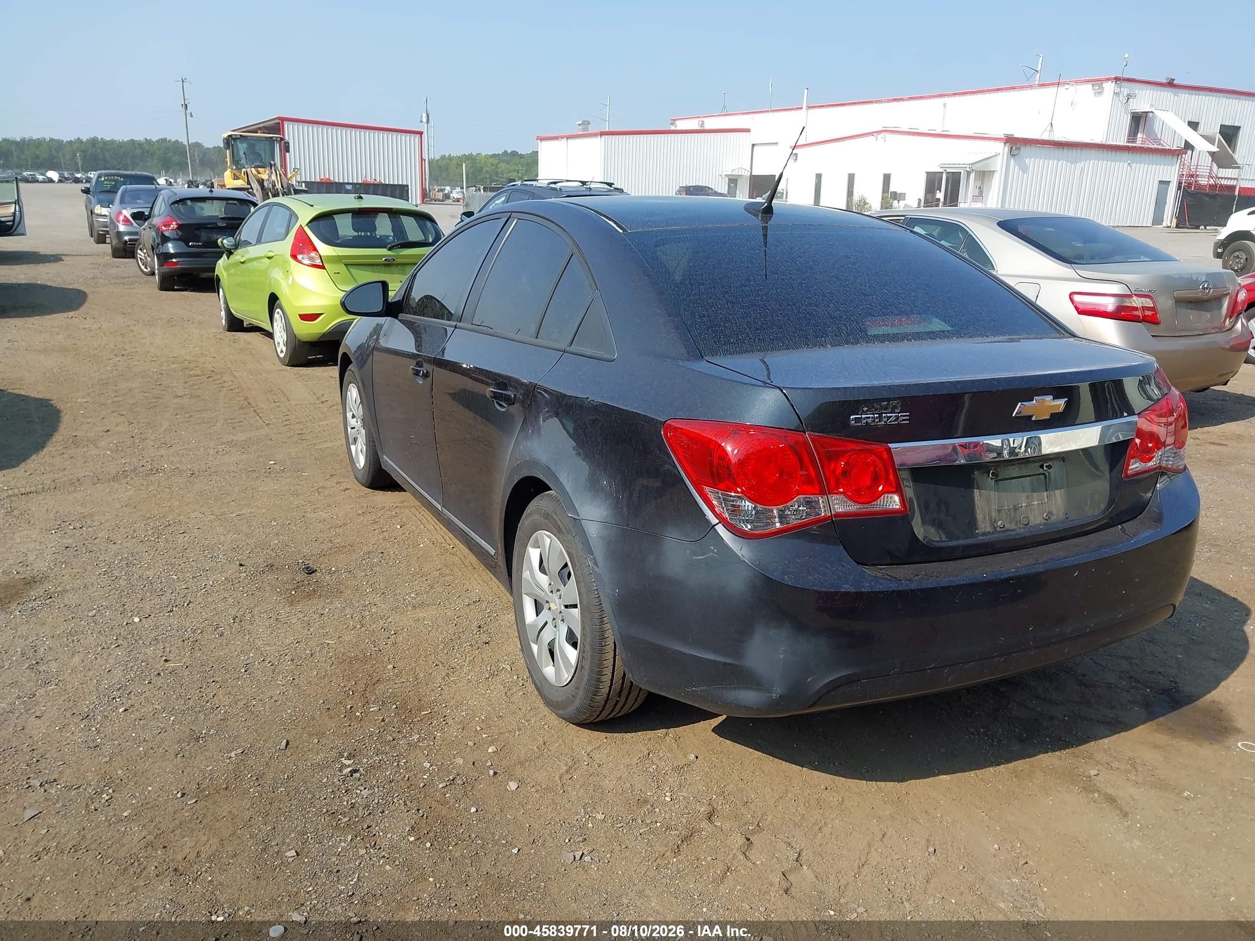 2014 Chevrolet Cruze Ls Auto Черный vin: 1G1PA5SH8E7282679