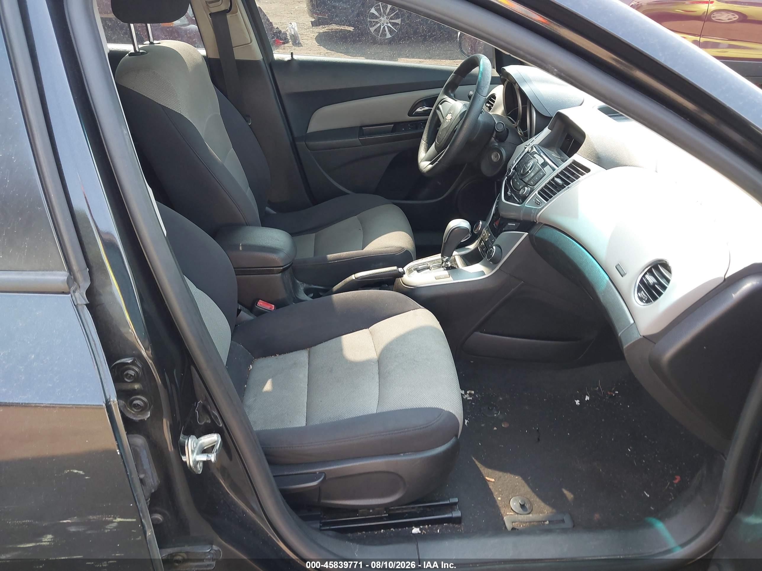 2014 Chevrolet Cruze Ls Auto Черный vin: 1G1PA5SH8E7282679