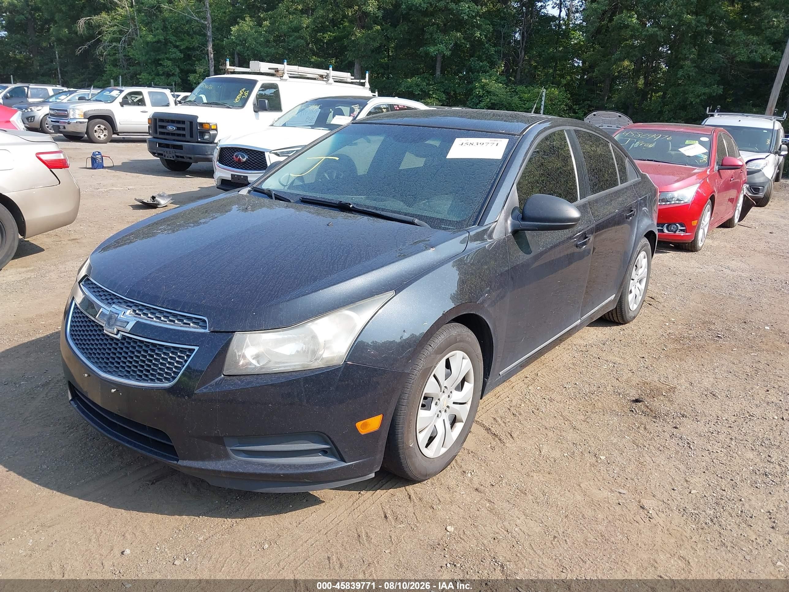 2014 Chevrolet Cruze Ls Auto Черный vin: 1G1PA5SH8E7282679