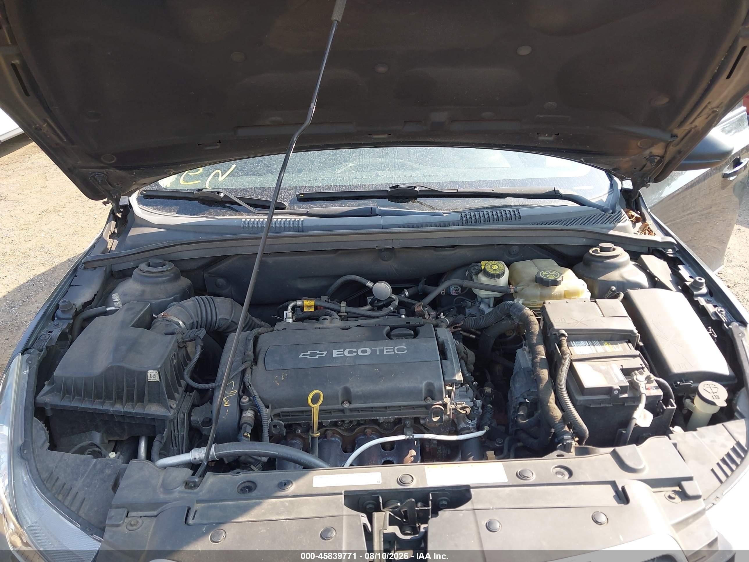 2014 Chevrolet Cruze Ls Auto Черный vin: 1G1PA5SH8E7282679