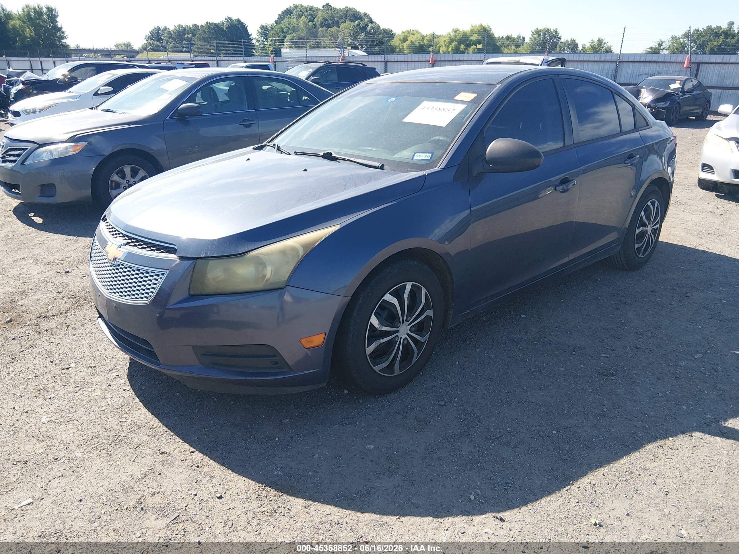 2014 Chevrolet Cruze Ls Auto Blue vin: 1G1PA5SH8E7361544