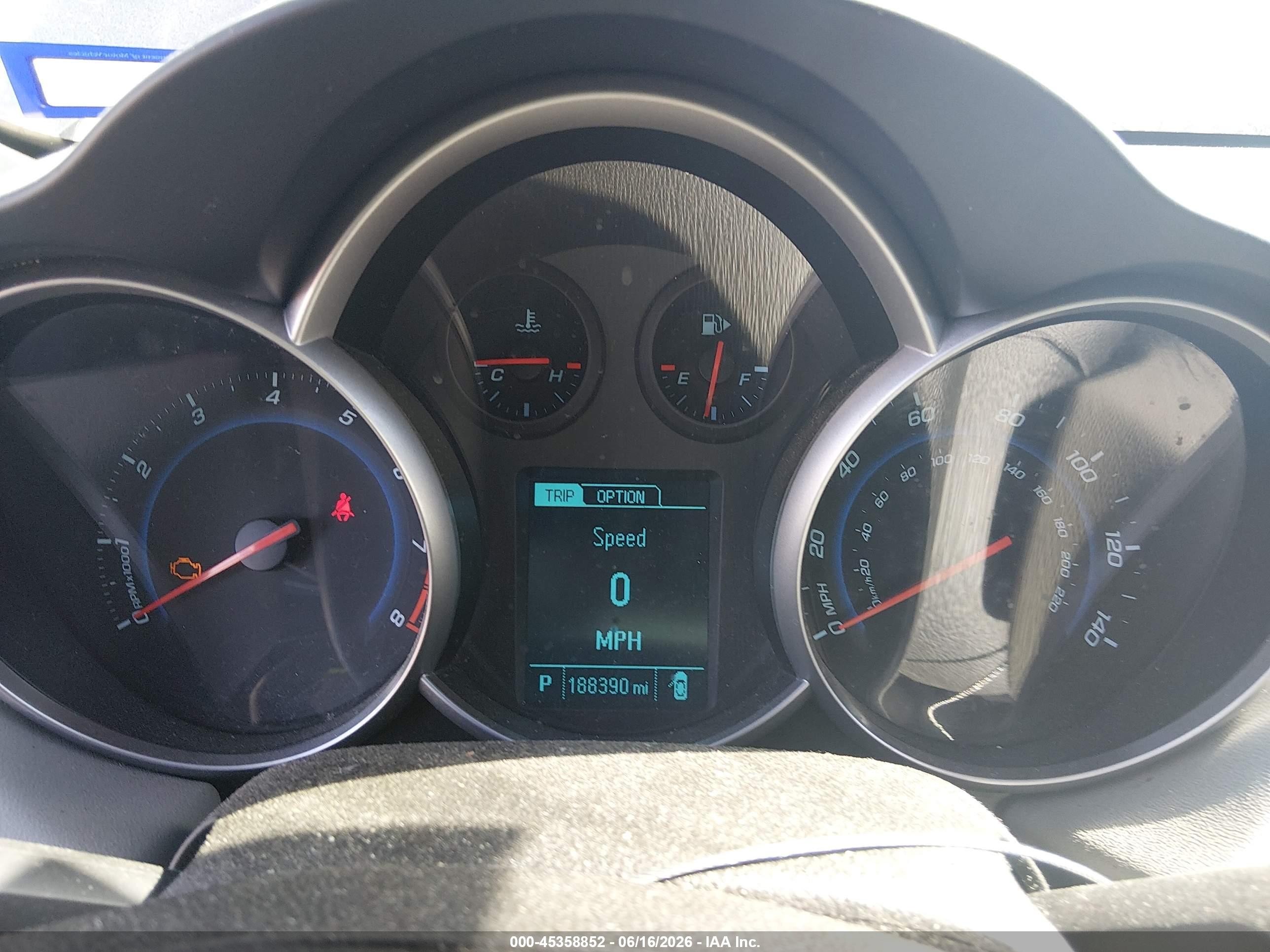 2014 Chevrolet Cruze Ls Auto Blue vin: 1G1PA5SH8E7361544