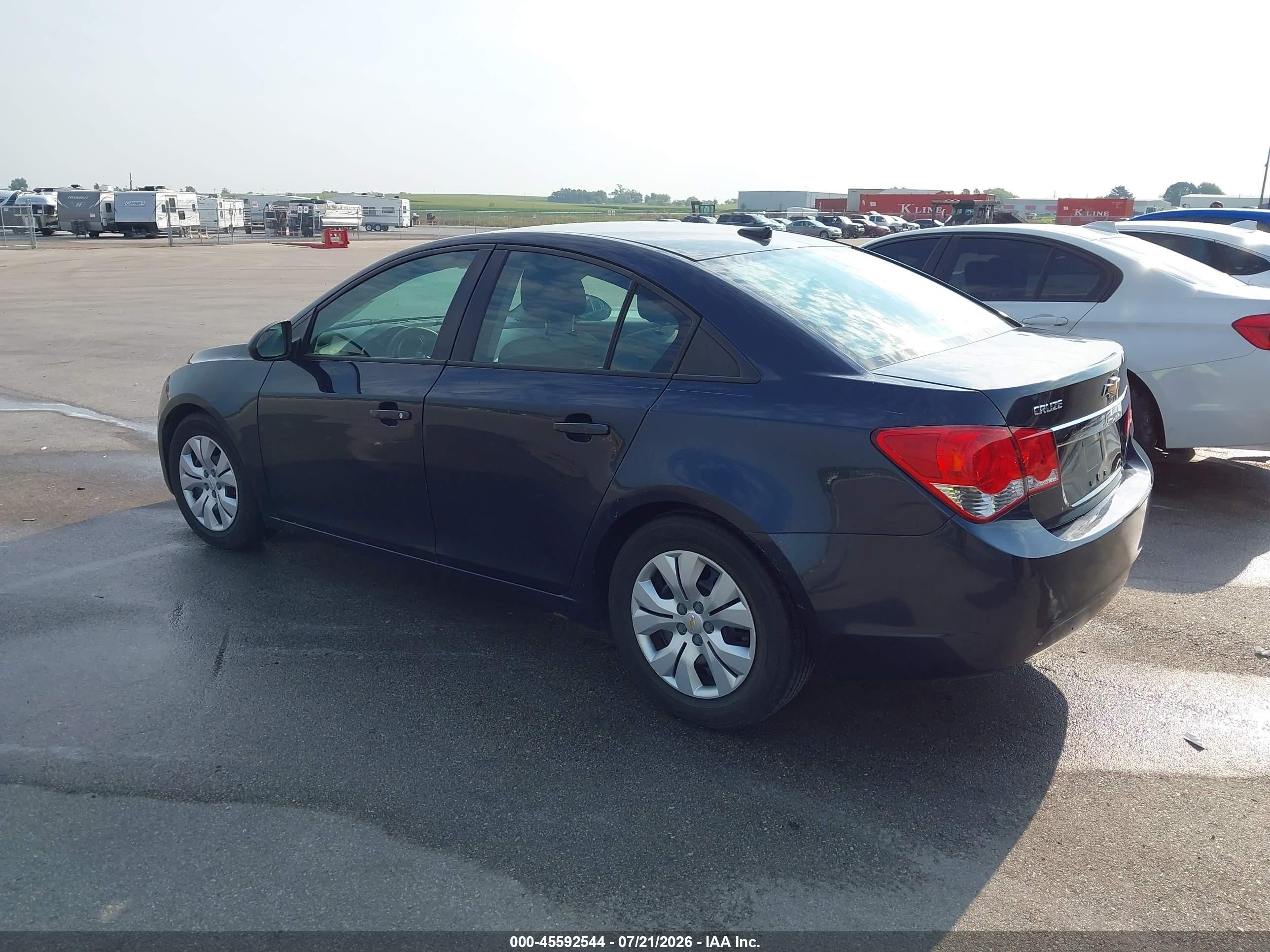 2014 Chevrolet Cruze Ls Auto Синий vin: 1G1PA5SH8E7414436