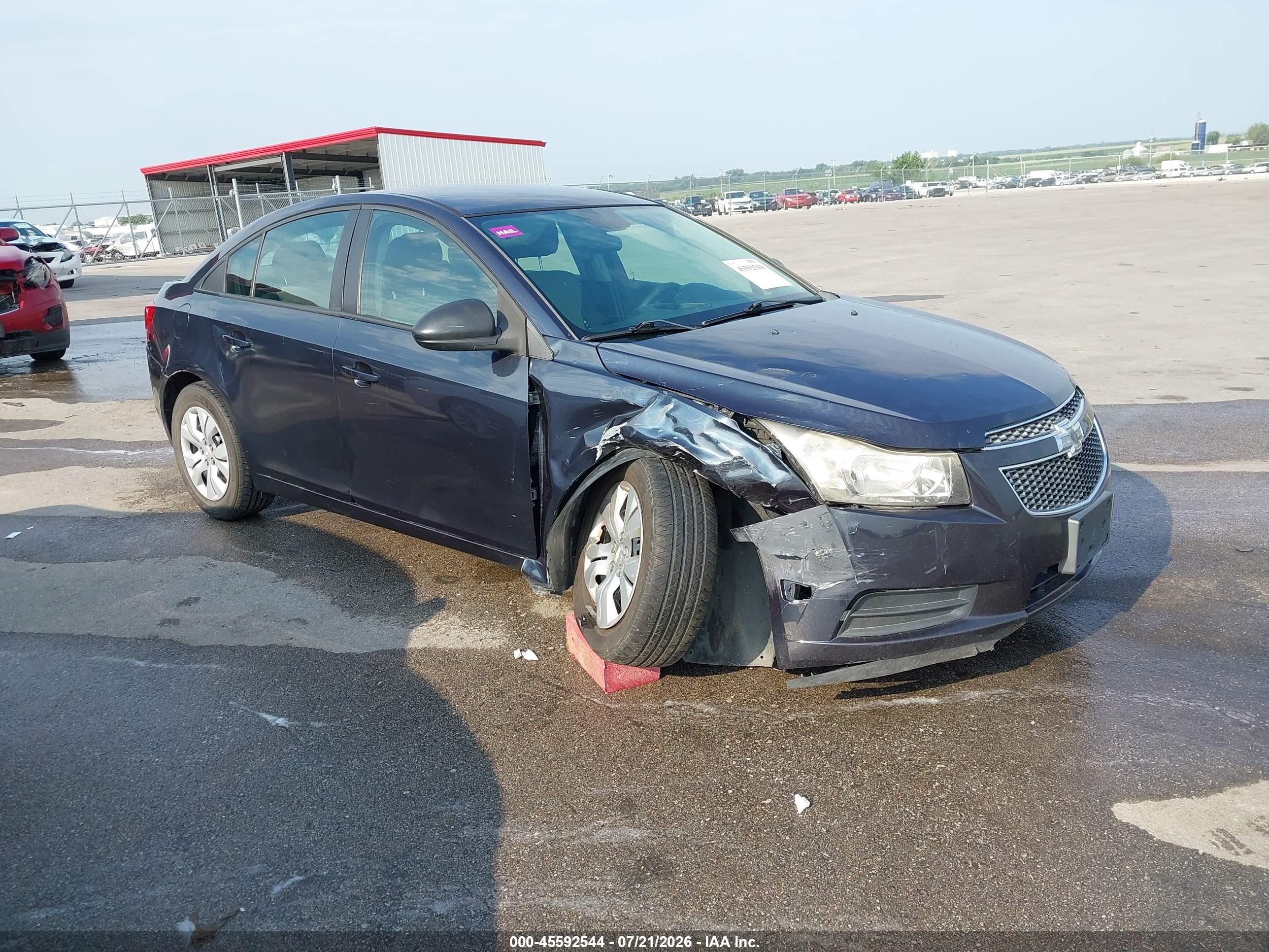 2014 Chevrolet Cruze Ls Auto Blue vin: 1G1PA5SH8E7414436