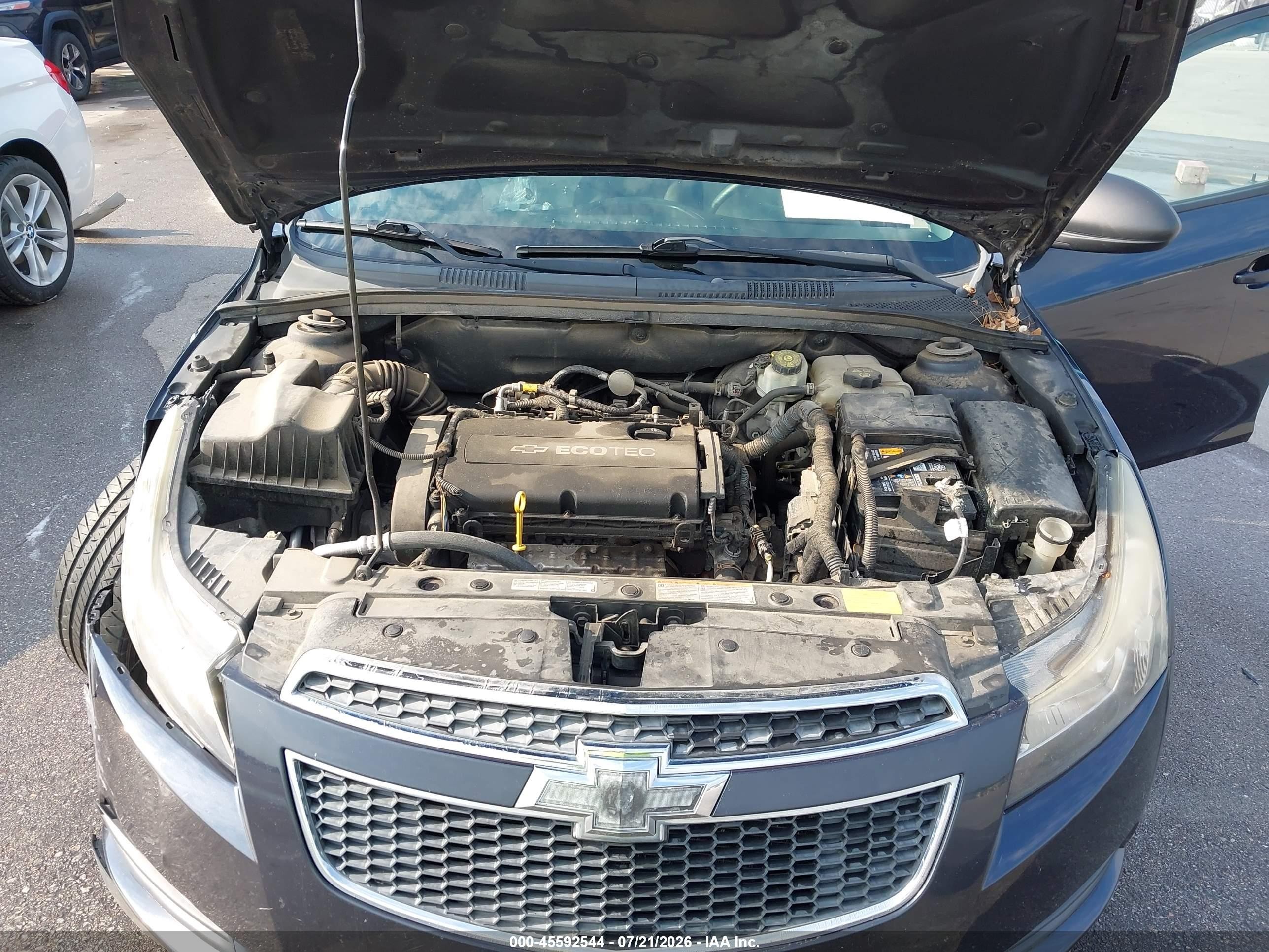 2014 Chevrolet Cruze Ls Auto Синий vin: 1G1PA5SH8E7414436