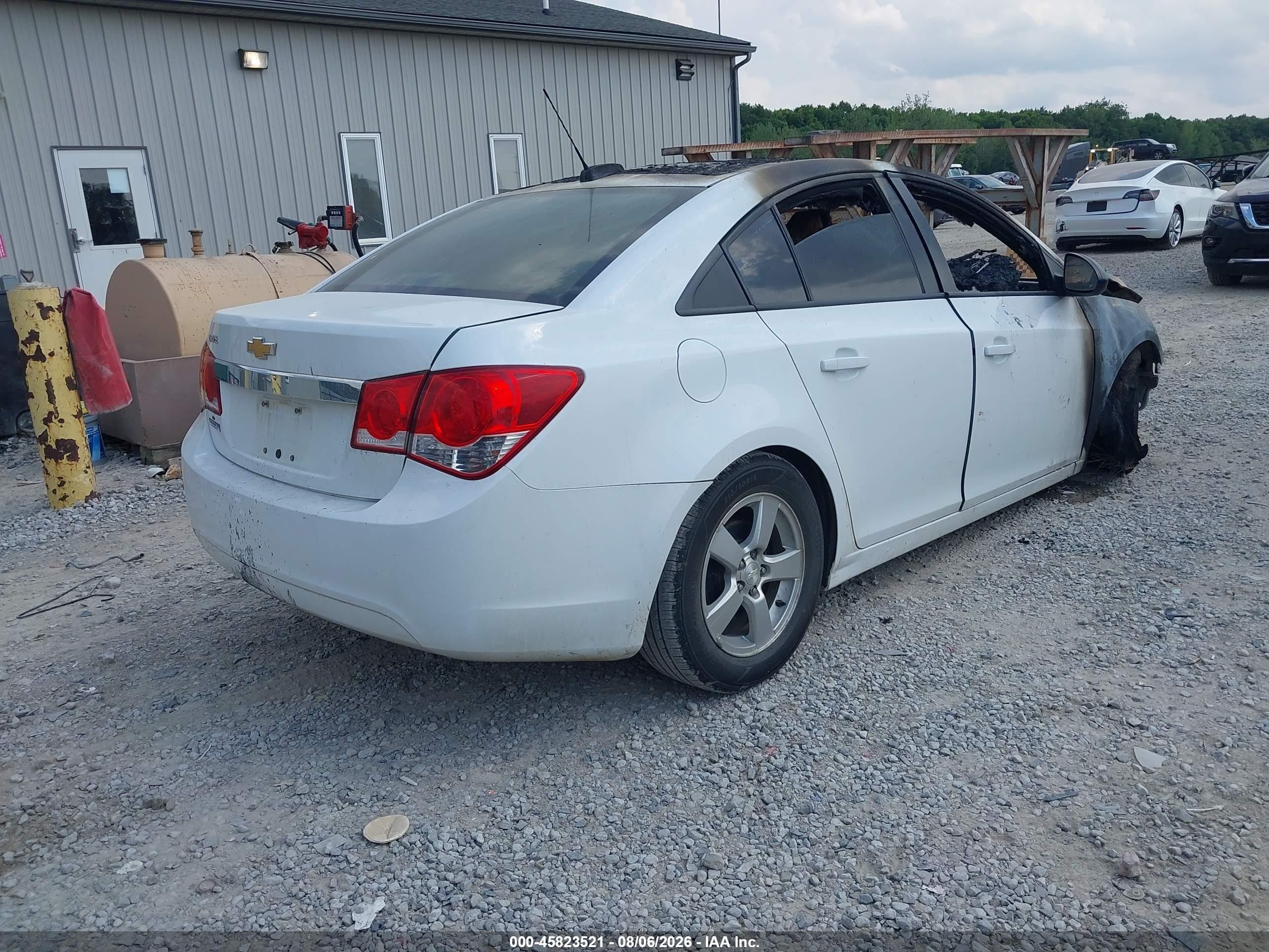 2015 Chevrolet Cruze Ls Auto White vin: 1G1PA5SH8F7232351