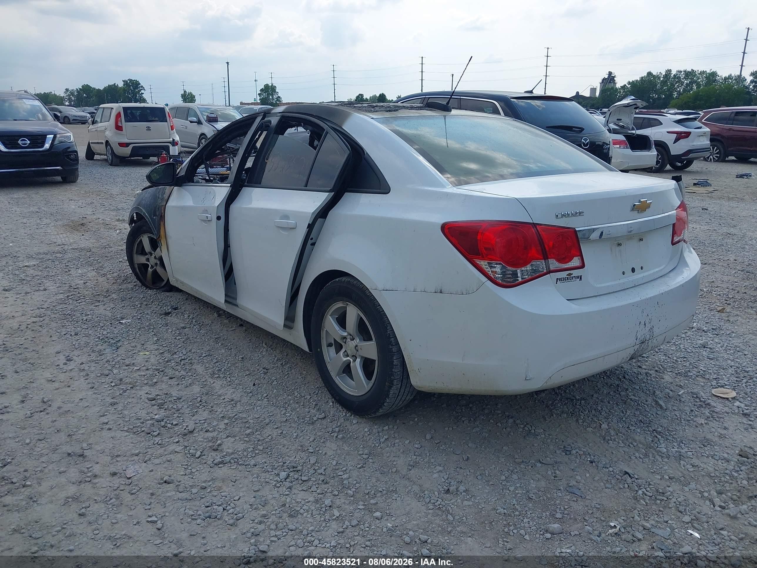 2015 Chevrolet Cruze Ls Auto White vin: 1G1PA5SH8F7232351