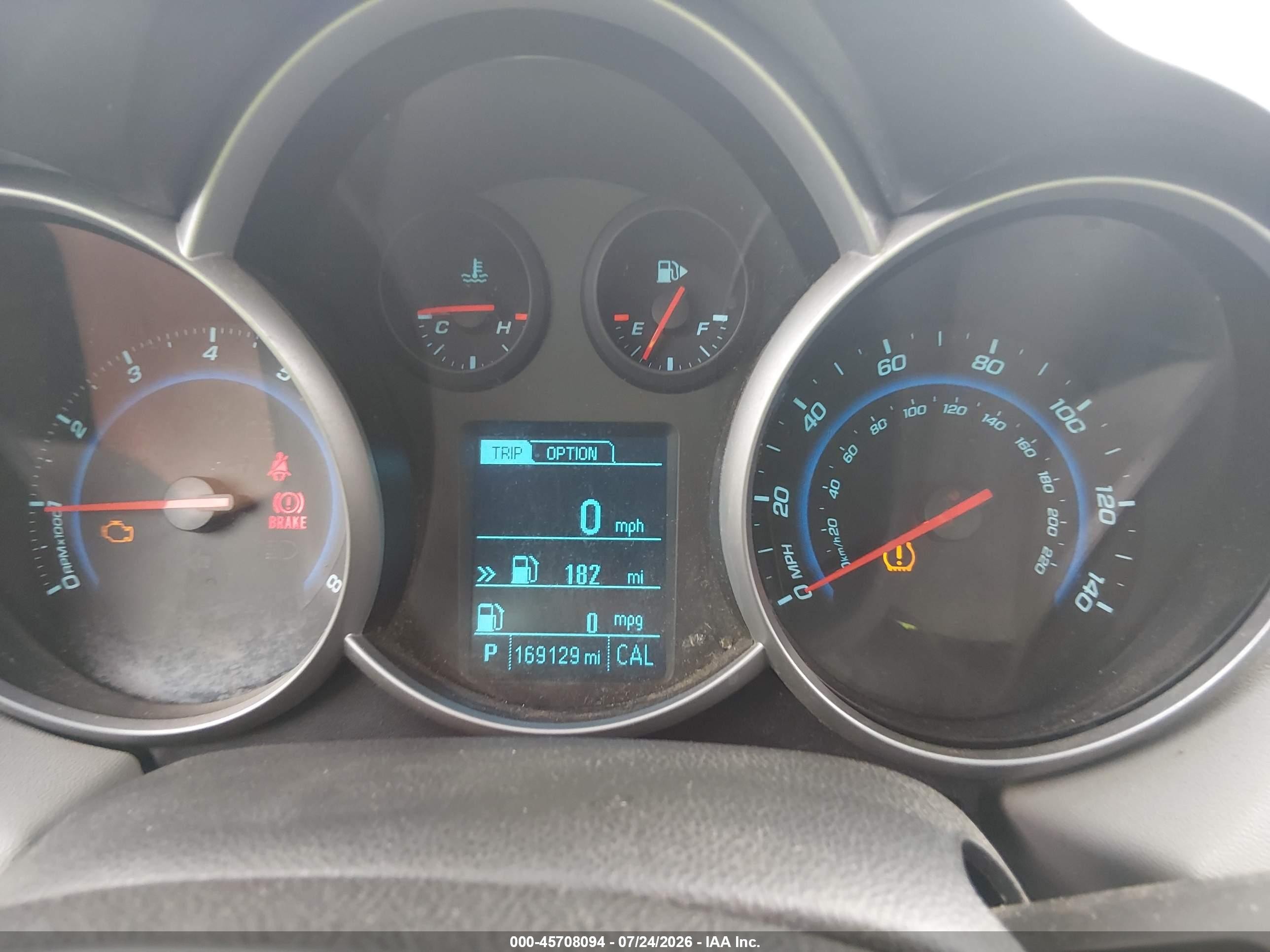 2013 Chevrolet Cruze Ls Auto White vin: 1G1PA5SH9D7104326