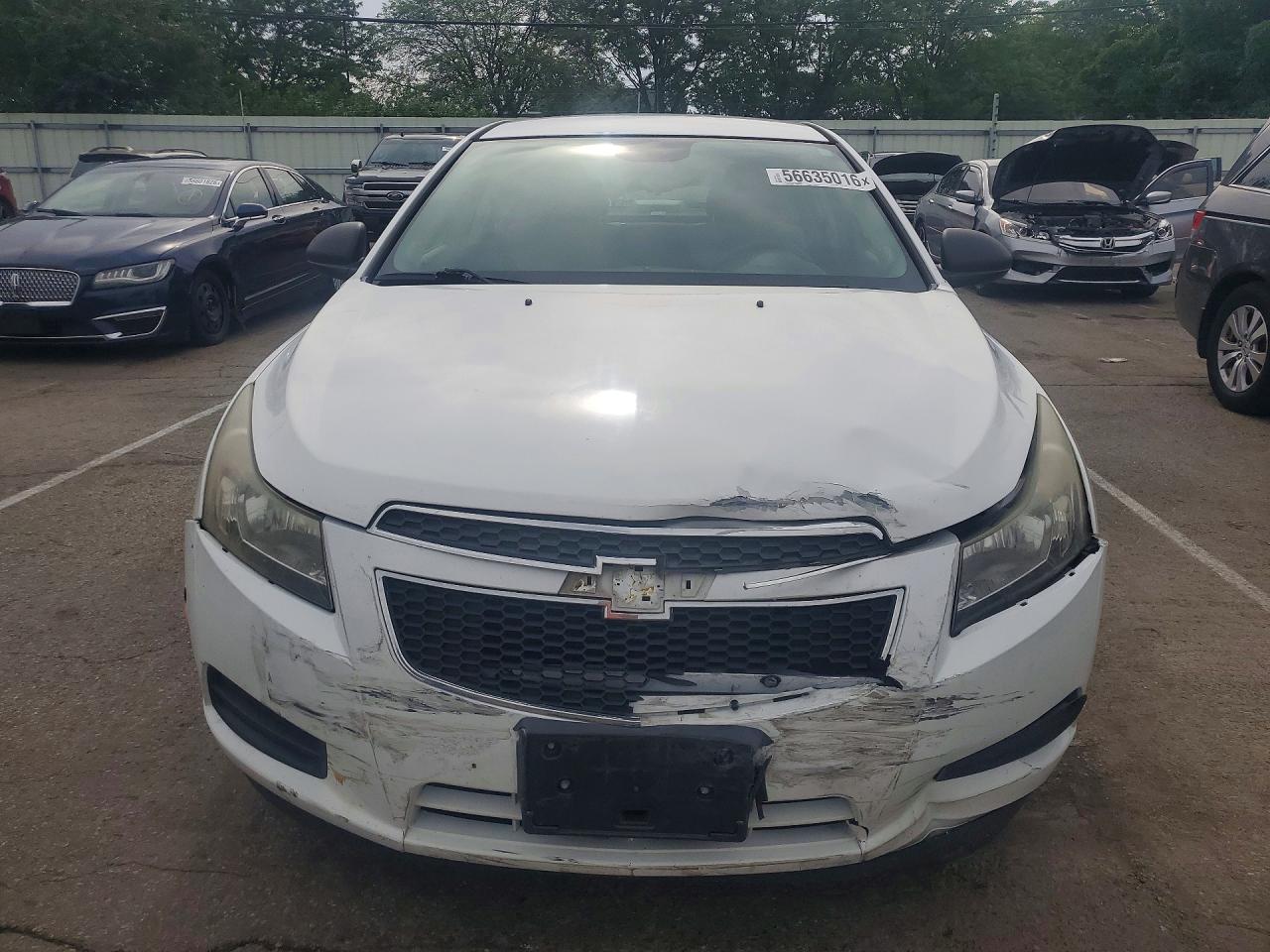 2013 Chevrolet Cruze Ls White vin: 1G1PA5SH9D7163294