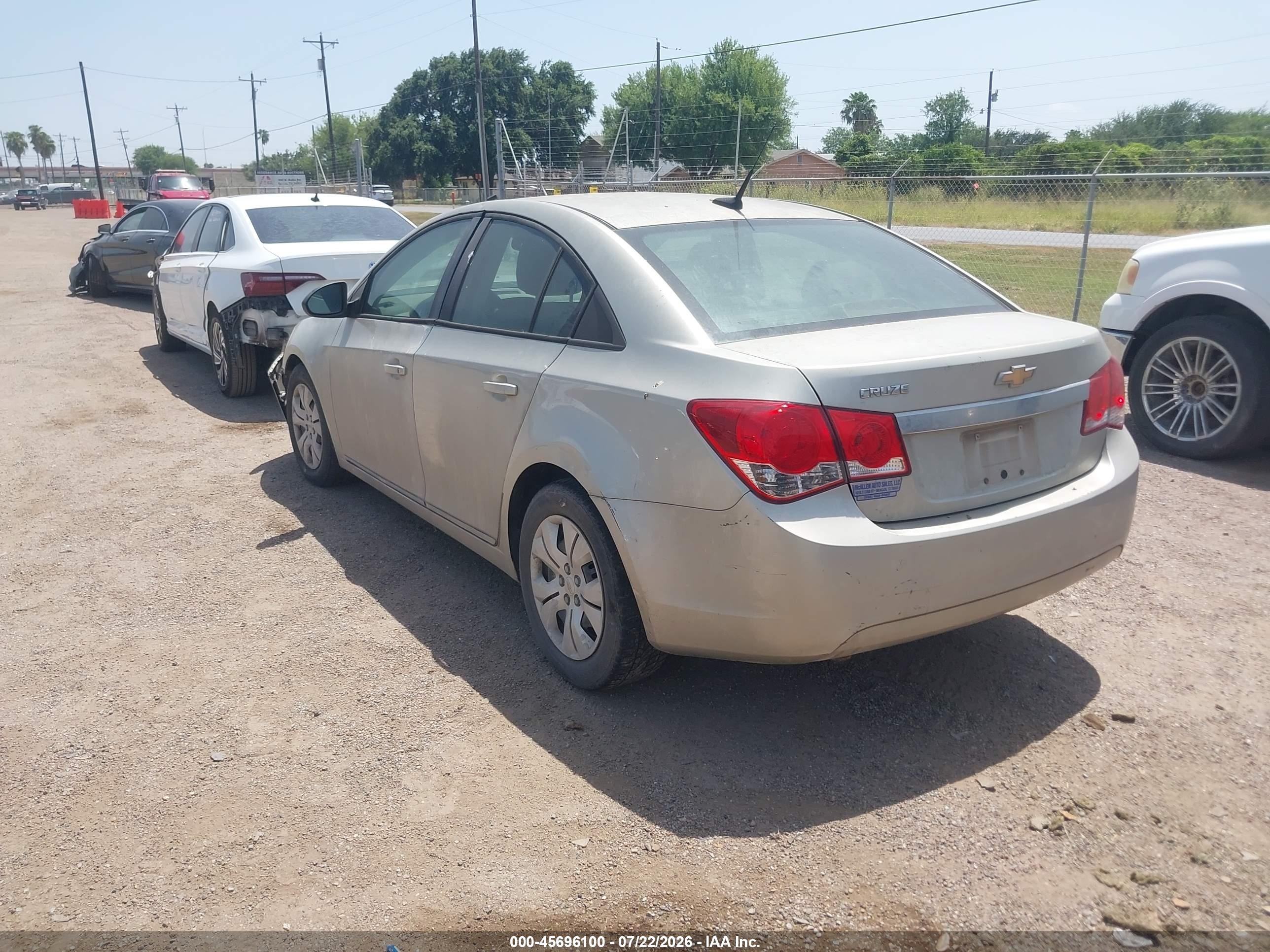 2013 Chevrolet Cruze Ls Auto Коричневый vin: 1G1PA5SH9D7169371
