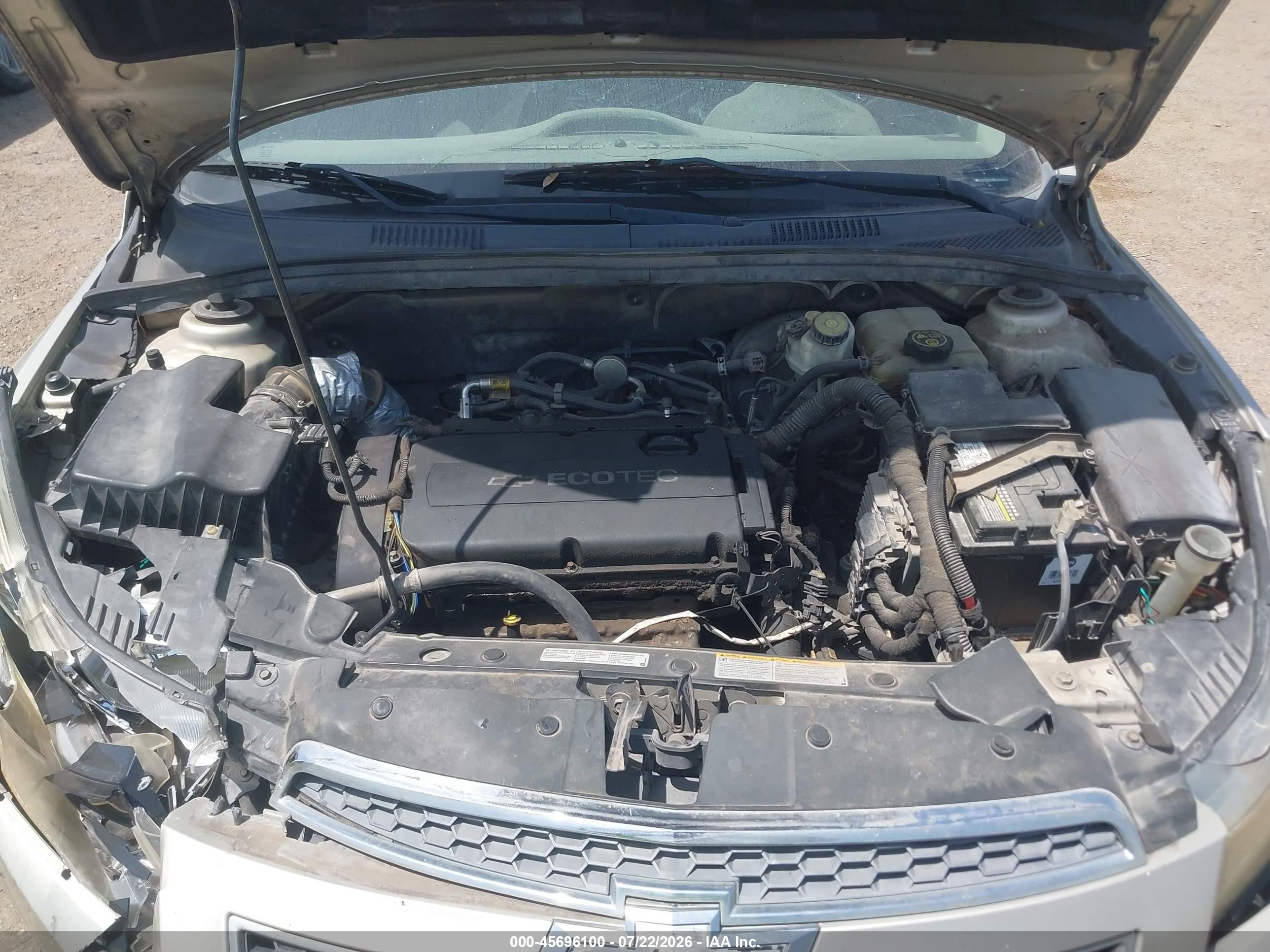 2013 Chevrolet Cruze Ls Auto Коричневый vin: 1G1PA5SH9D7169371