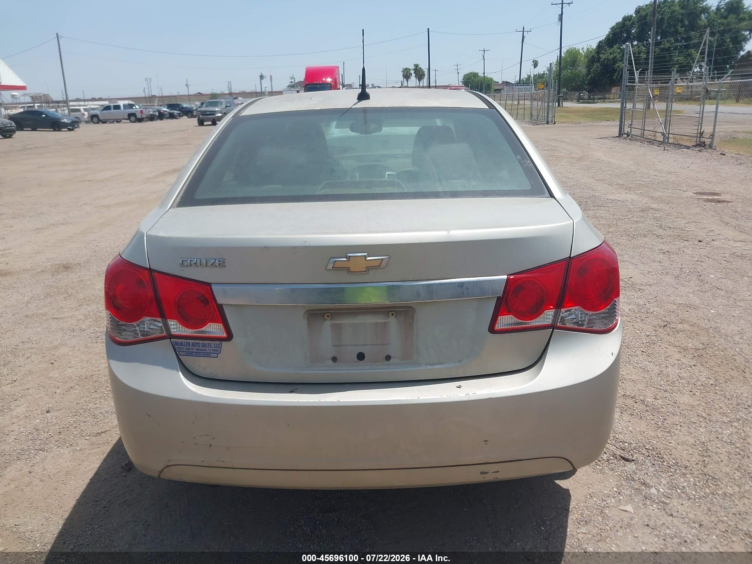 2013 Chevrolet Cruze Ls Auto Коричневый vin: 1G1PA5SH9D7169371