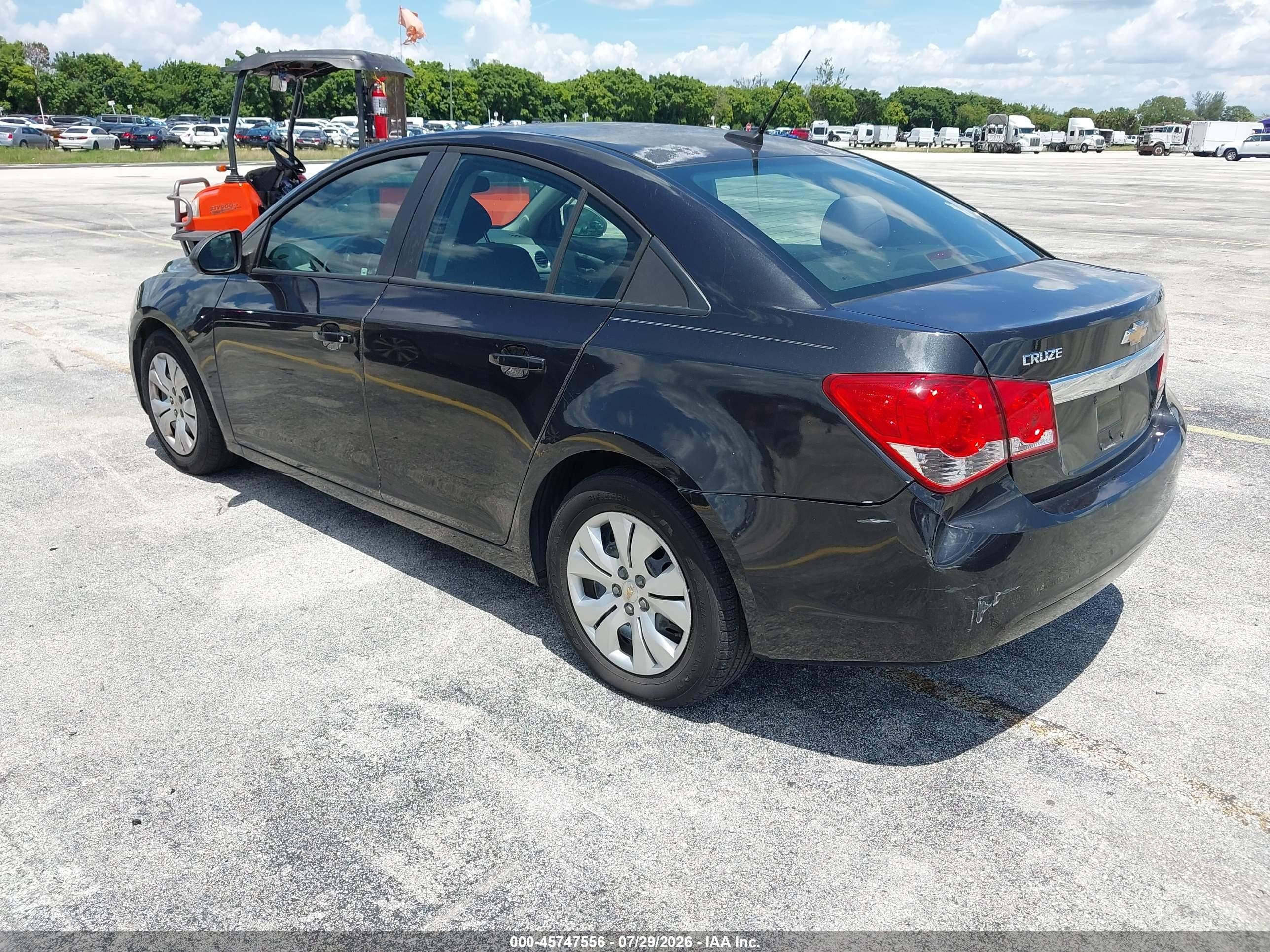 2013 Chevrolet Cruze Ls Auto Black vin: 1G1PA5SH9D7201137