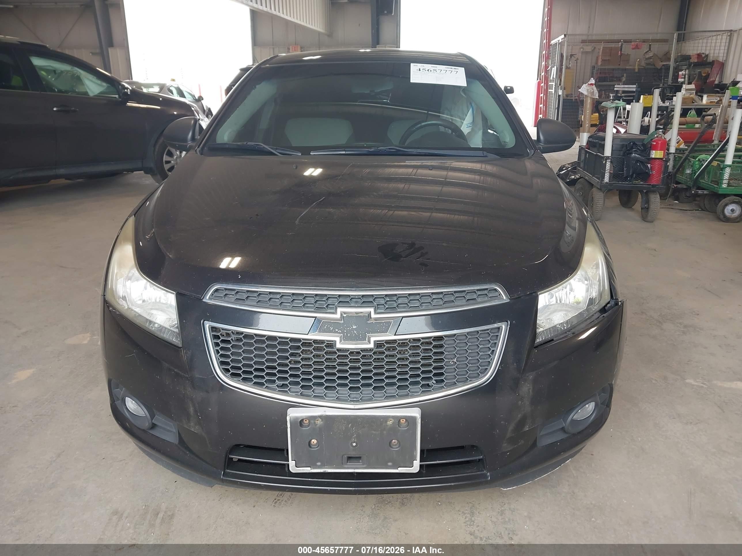2013 Chevrolet Cruze Ls Auto Black vin: 1G1PA5SH9D7228323