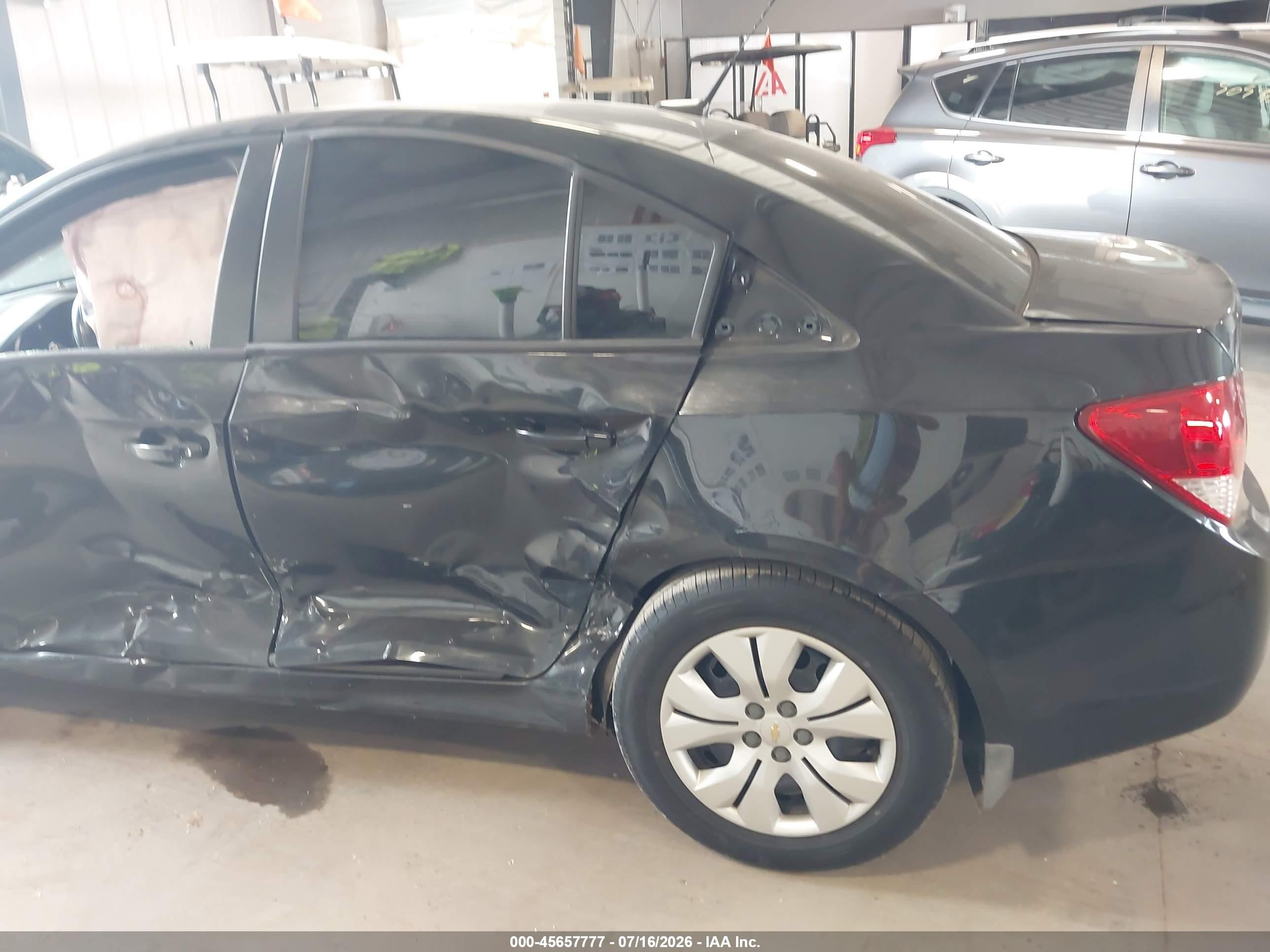 2013 Chevrolet Cruze Ls Auto Black vin: 1G1PA5SH9D7228323