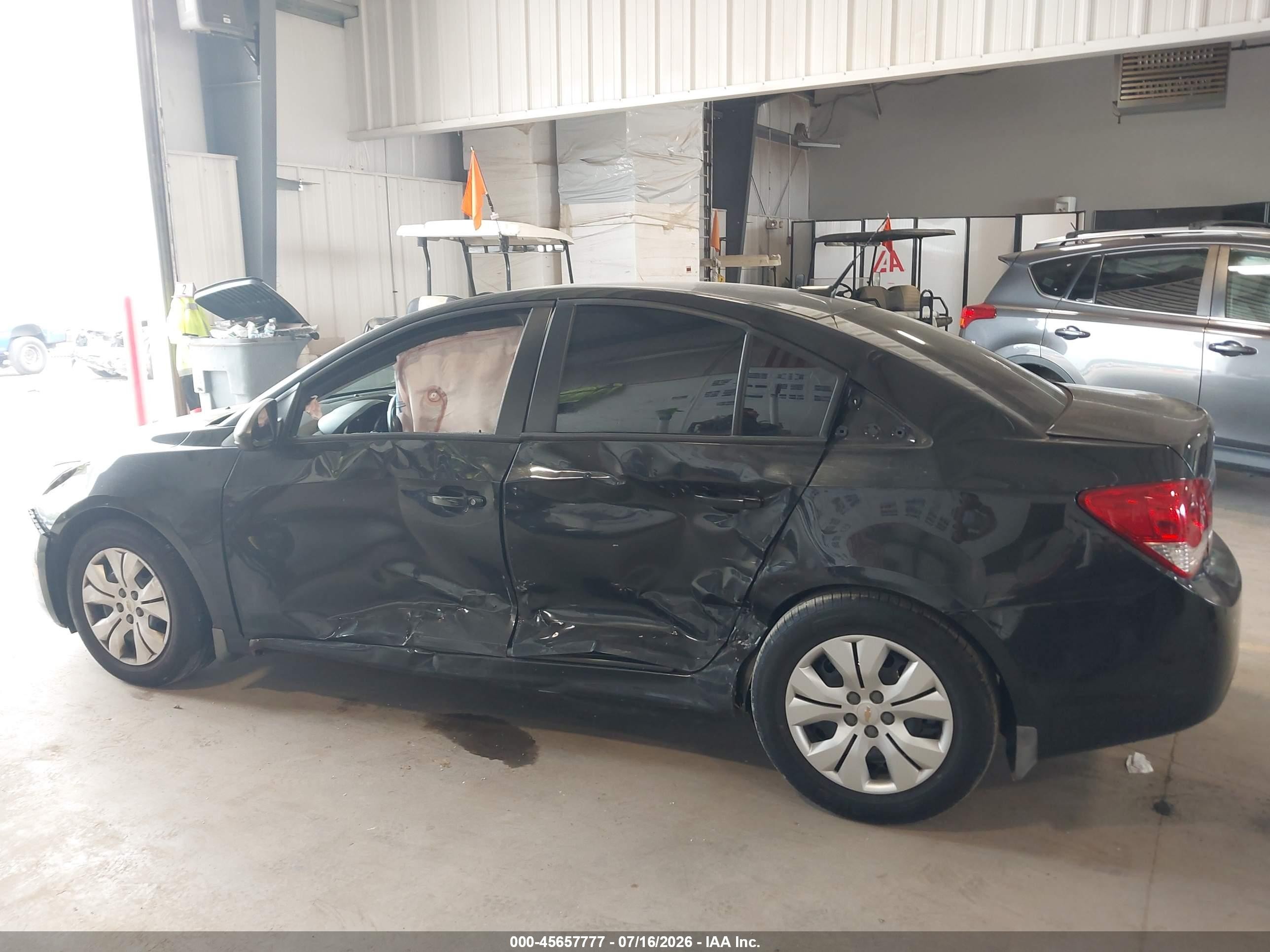 2013 Chevrolet Cruze Ls Auto Black vin: 1G1PA5SH9D7228323