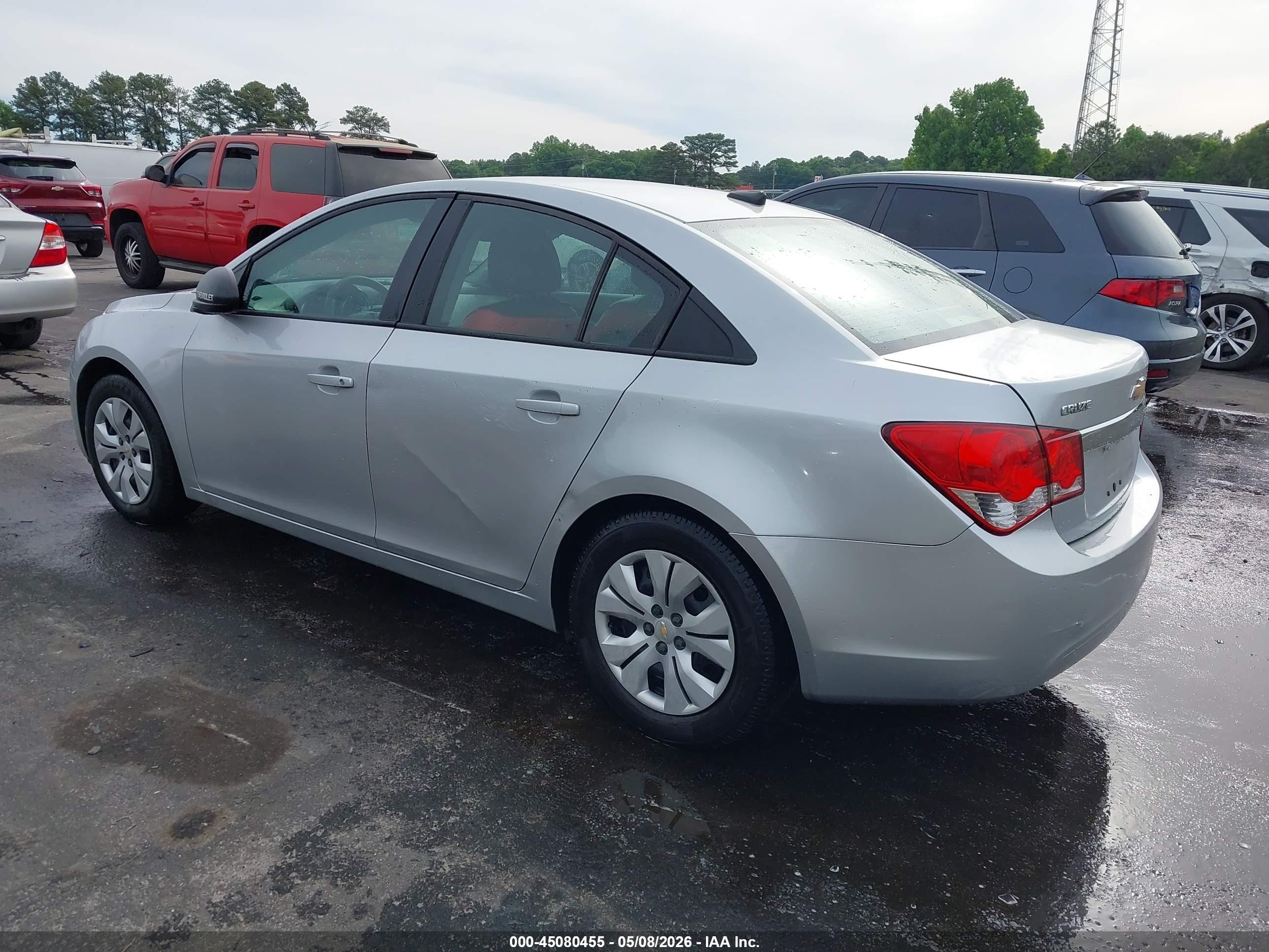 2013 Chevrolet Cruze Ls Auto Silver vin: 1G1PA5SH9D7245848
