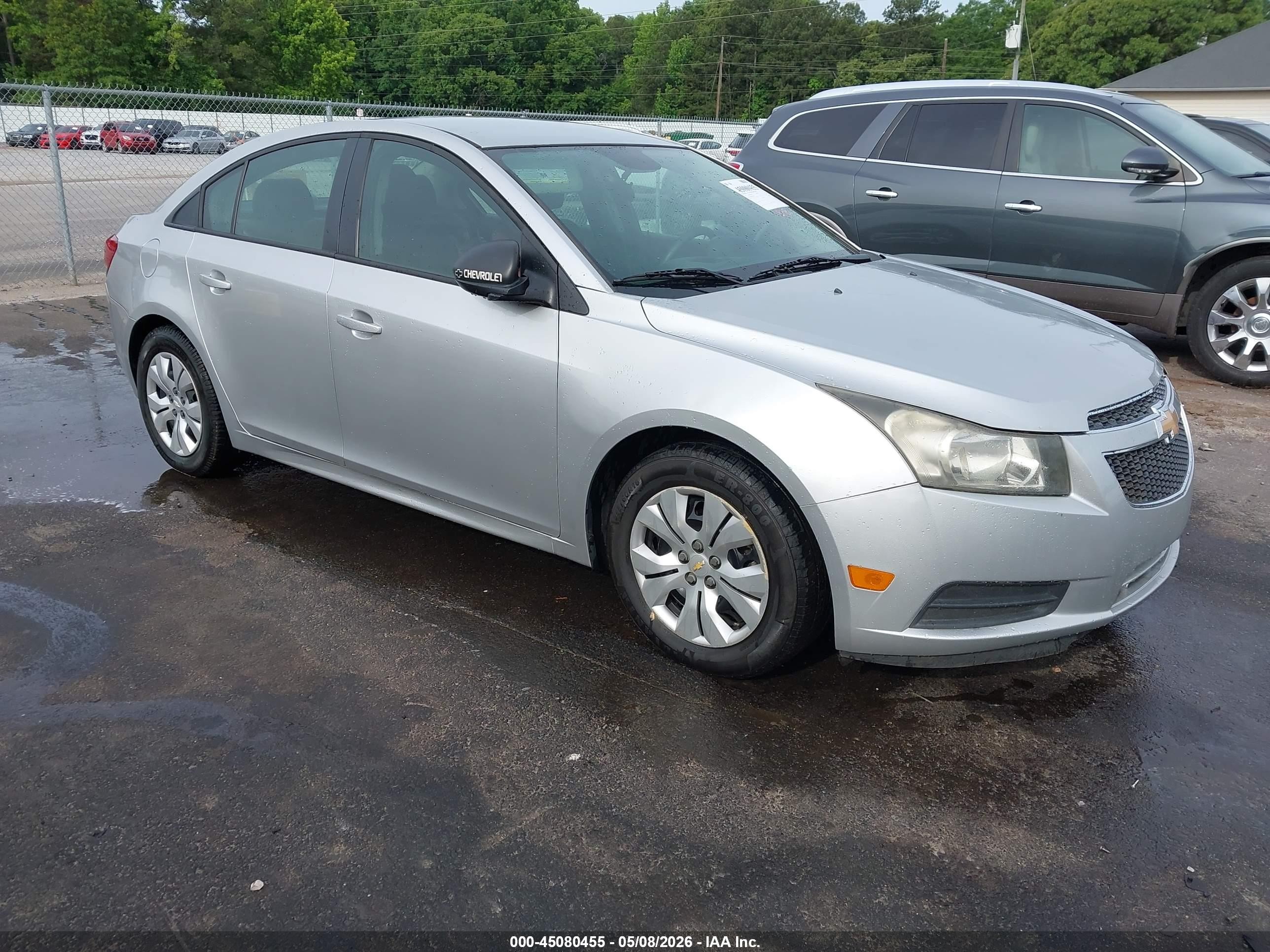 2013 Chevrolet Cruze Ls Auto Silver vin: 1G1PA5SH9D7245848