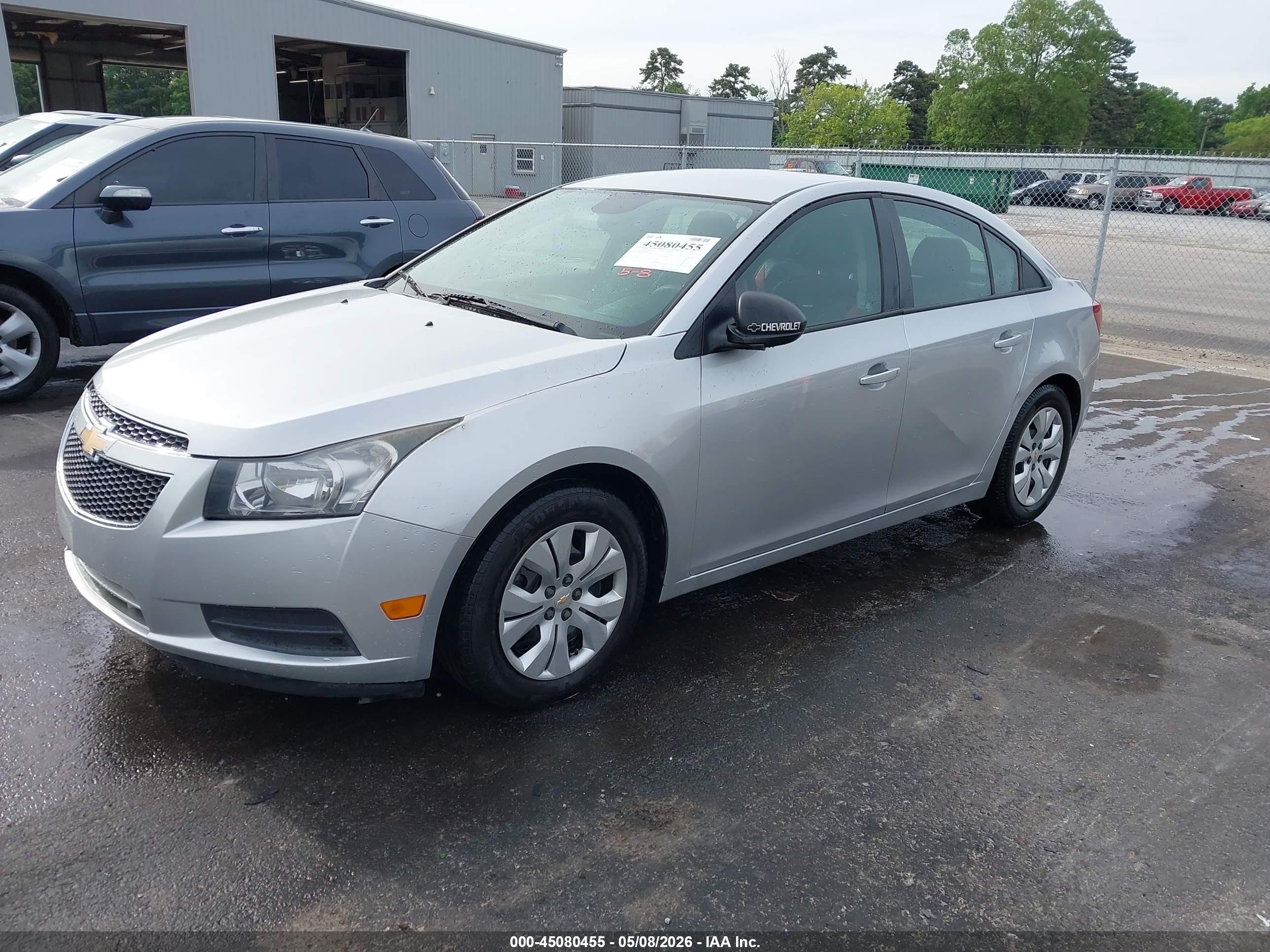 2013 Chevrolet Cruze Ls Auto Silver vin: 1G1PA5SH9D7245848