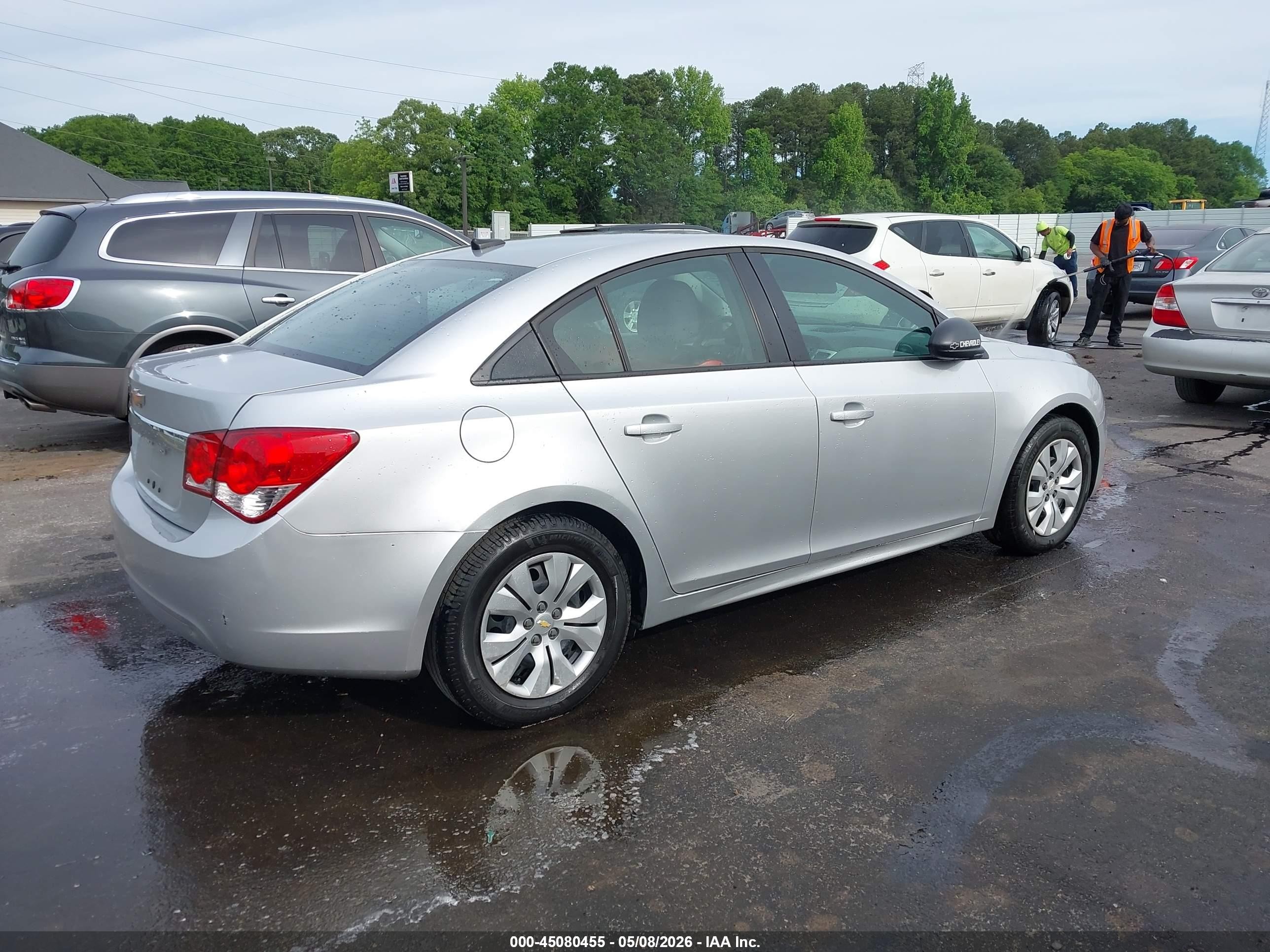2013 Chevrolet Cruze Ls Auto Silver vin: 1G1PA5SH9D7245848