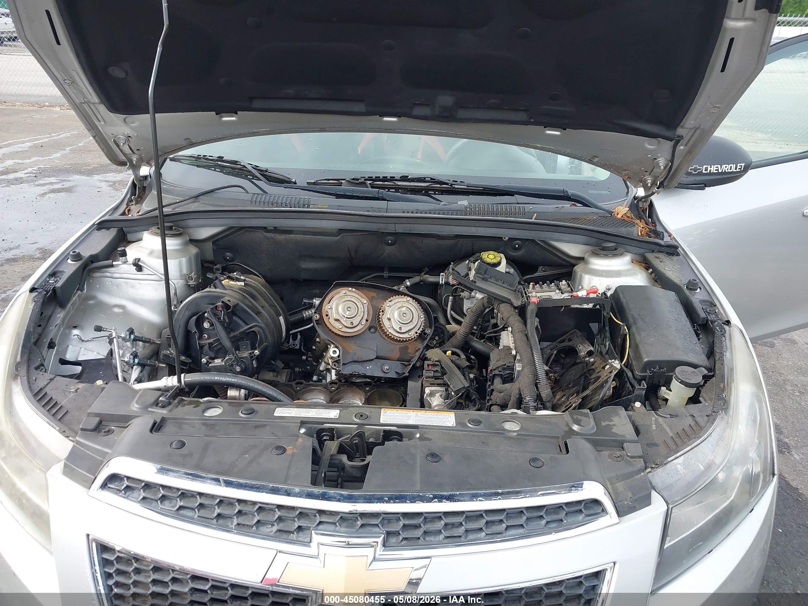2013 Chevrolet Cruze Ls Auto Silver vin: 1G1PA5SH9D7245848