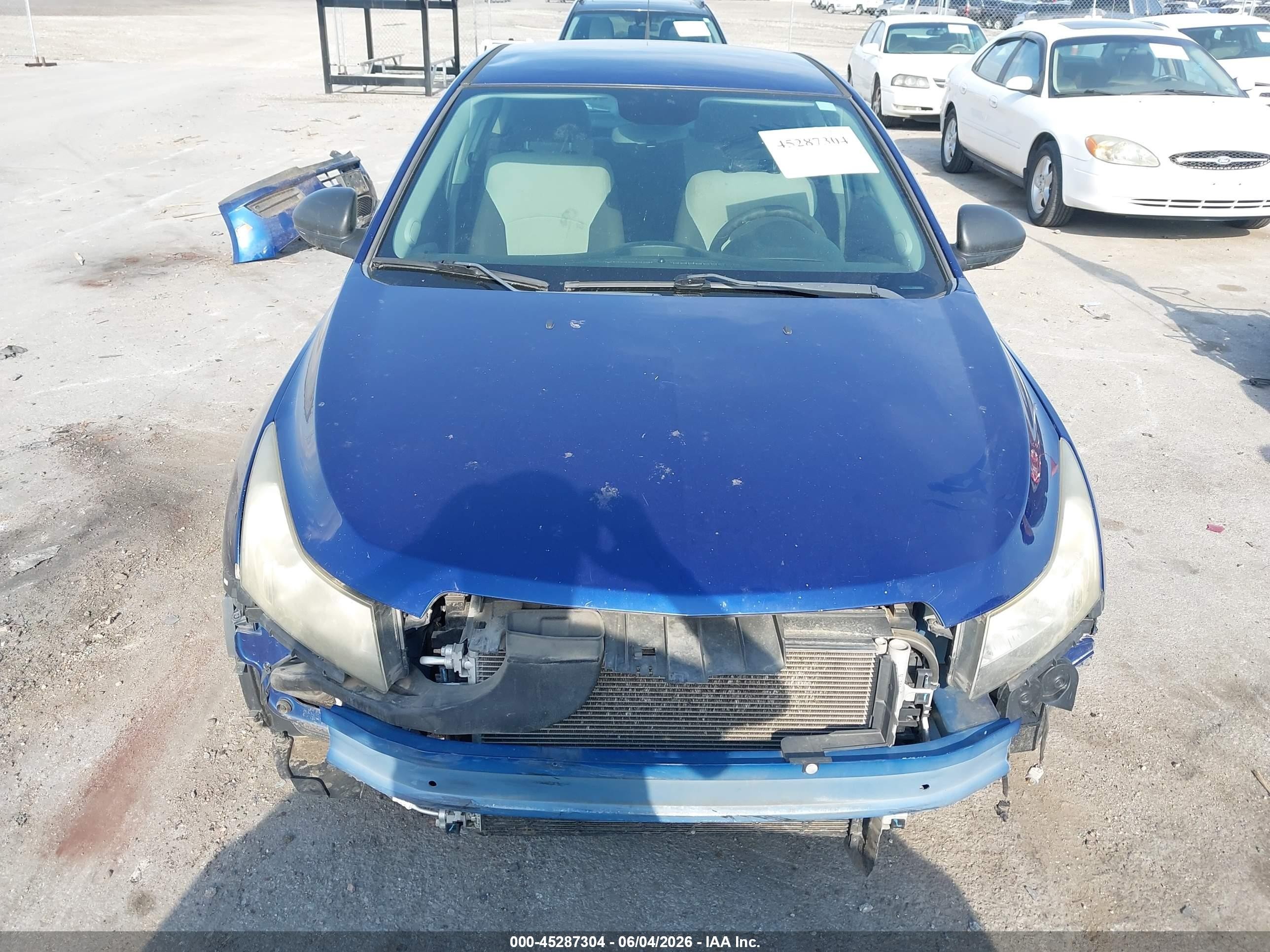2013 Chevrolet Cruze Ls Auto Blue vin: 1G1PA5SH9D7261919