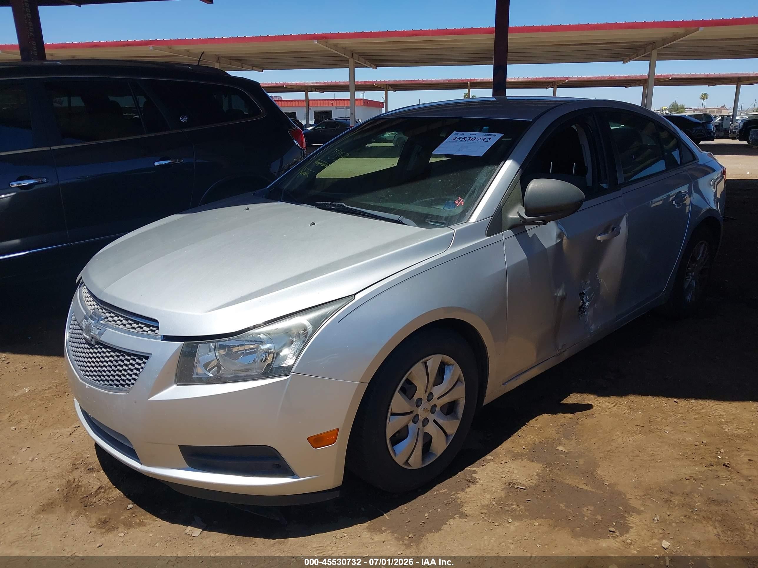 2013 Chevrolet Cruze Ls Auto Silver vin: 1G1PA5SH9D7290191