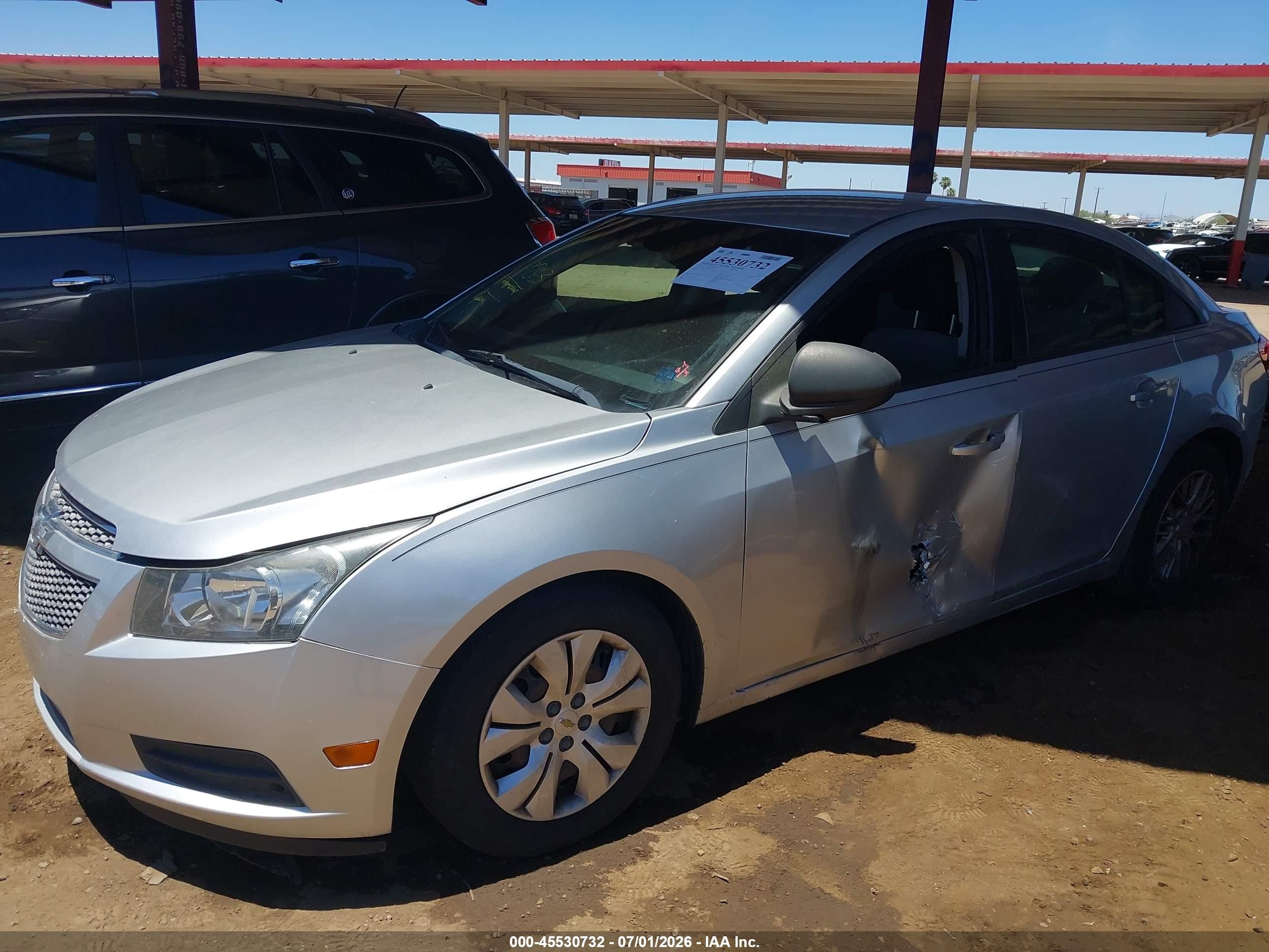 2013 Chevrolet Cruze Ls Auto Silver vin: 1G1PA5SH9D7290191