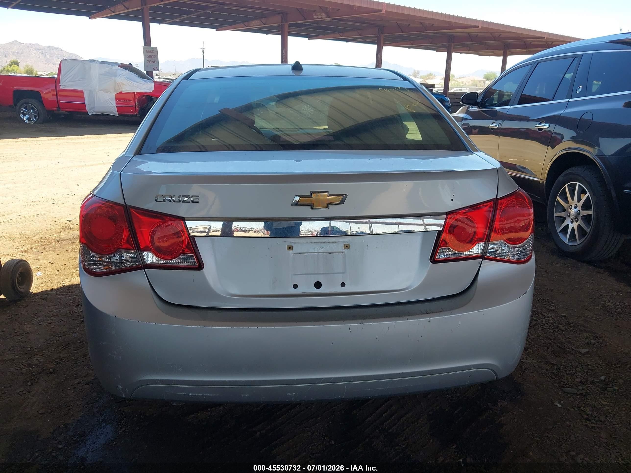 2013 Chevrolet Cruze Ls Auto Silver vin: 1G1PA5SH9D7290191