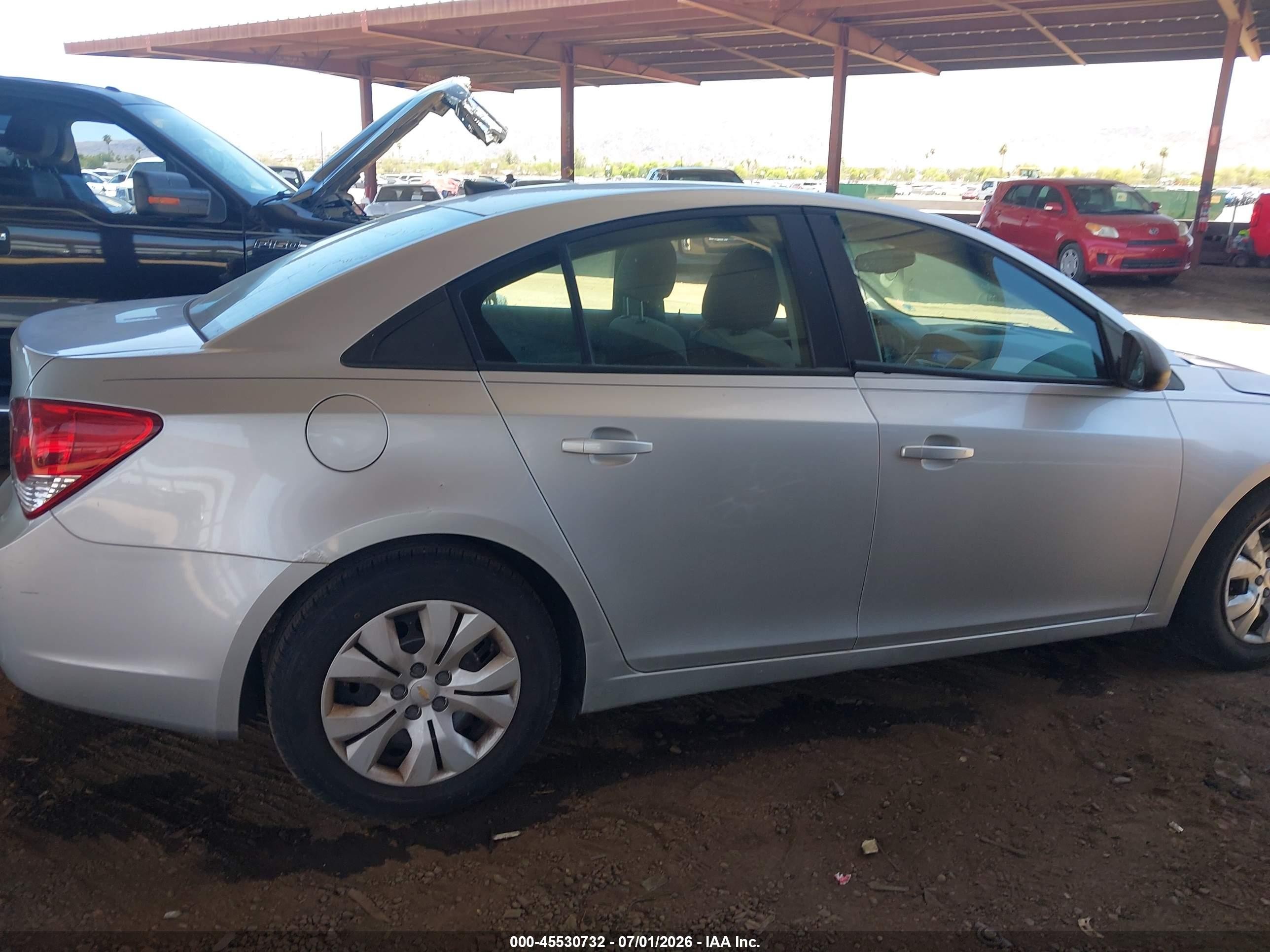 2013 Chevrolet Cruze Ls Auto Silver vin: 1G1PA5SH9D7290191