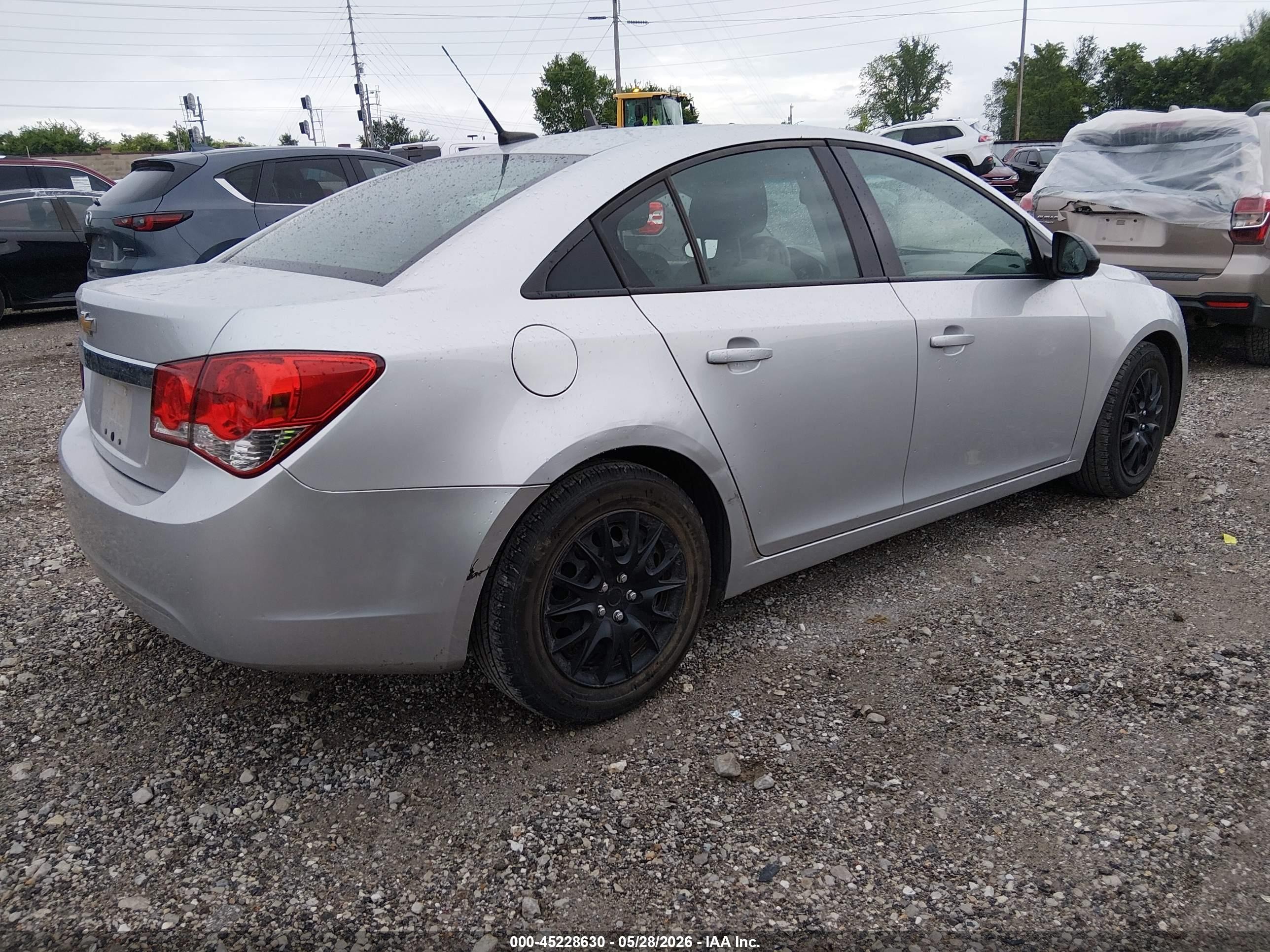 2014 Chevrolet Cruze Ls Auto Silver vin: 1G1PA5SH9E7167802