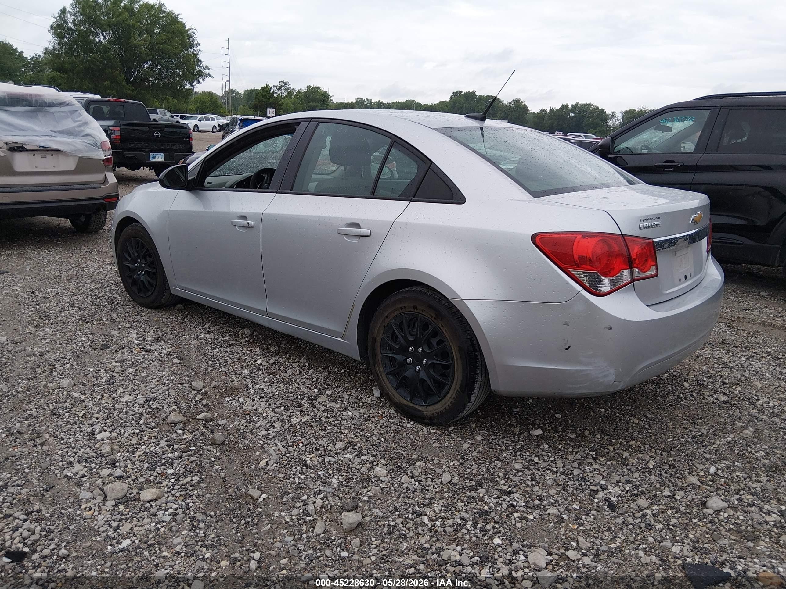 2014 Chevrolet Cruze Ls Auto Silver vin: 1G1PA5SH9E7167802