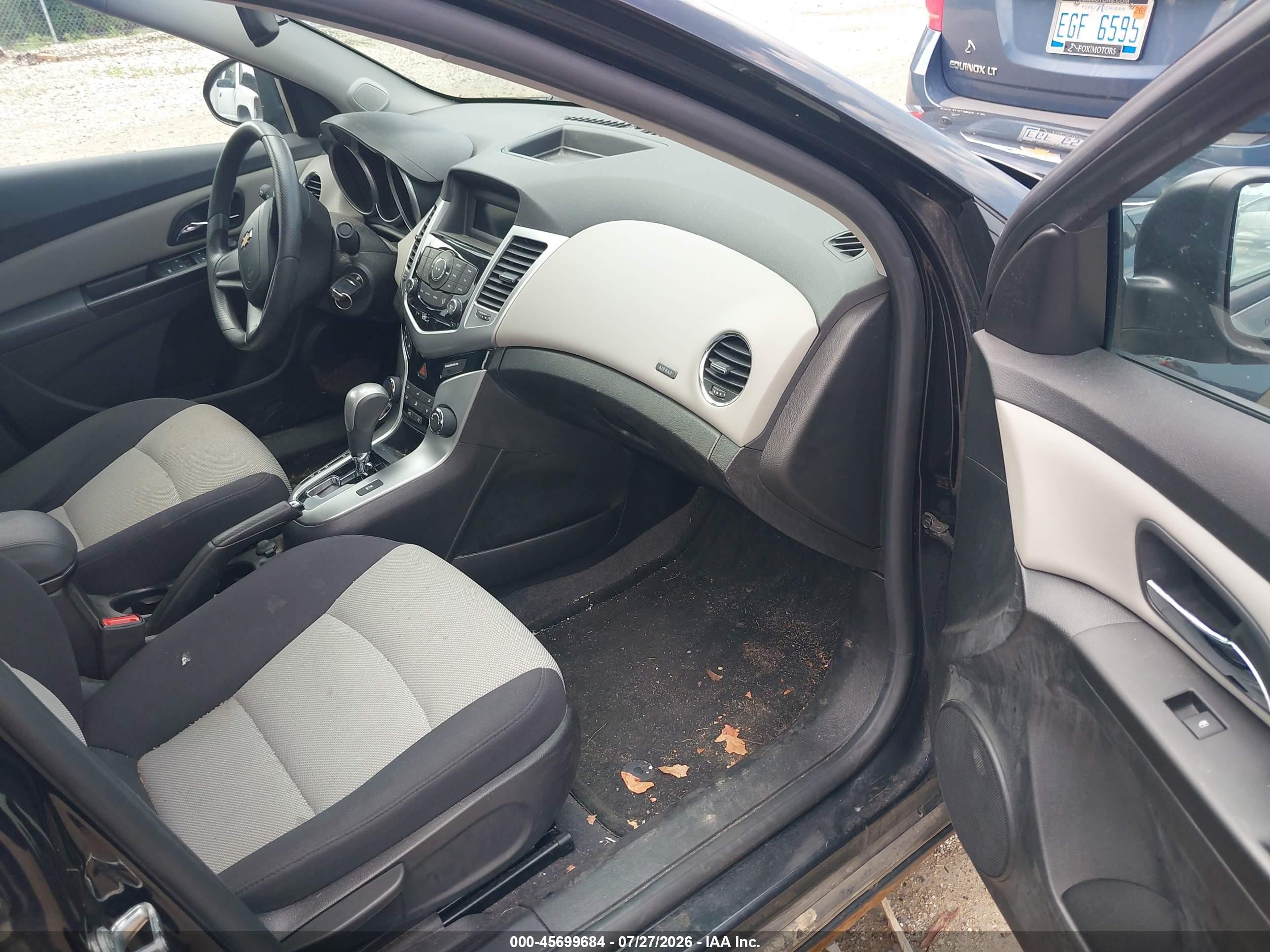2014 Chevrolet Cruze Ls Auto Dark Blue vin: 1G1PA5SH9E7244314
