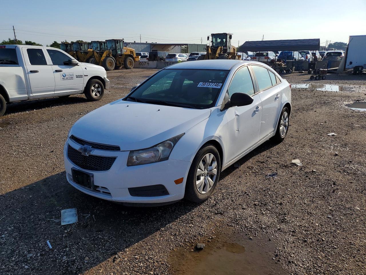 2014 Chevrolet Cruze Ls White vin: 1G1PA5SH9E7269990