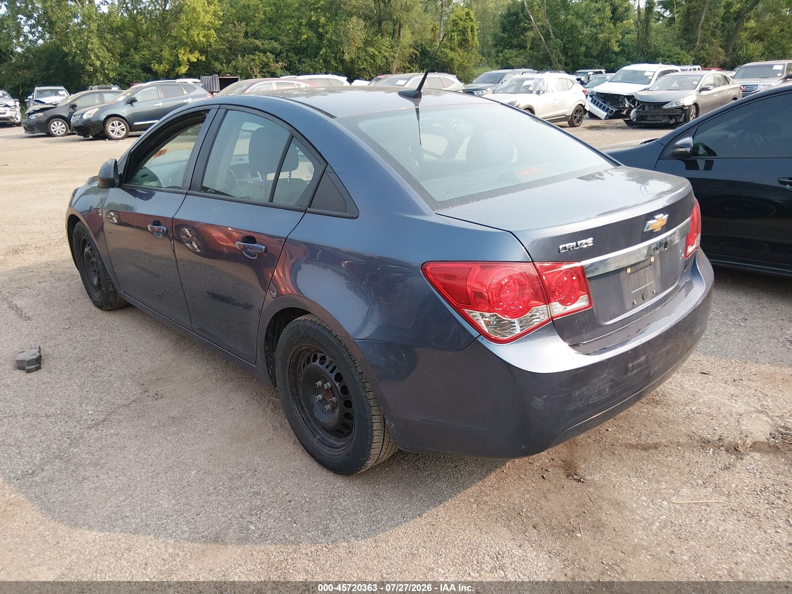 2014 Chevrolet Cruze Ls Auto Синий vin: 1G1PA5SH9E7272825