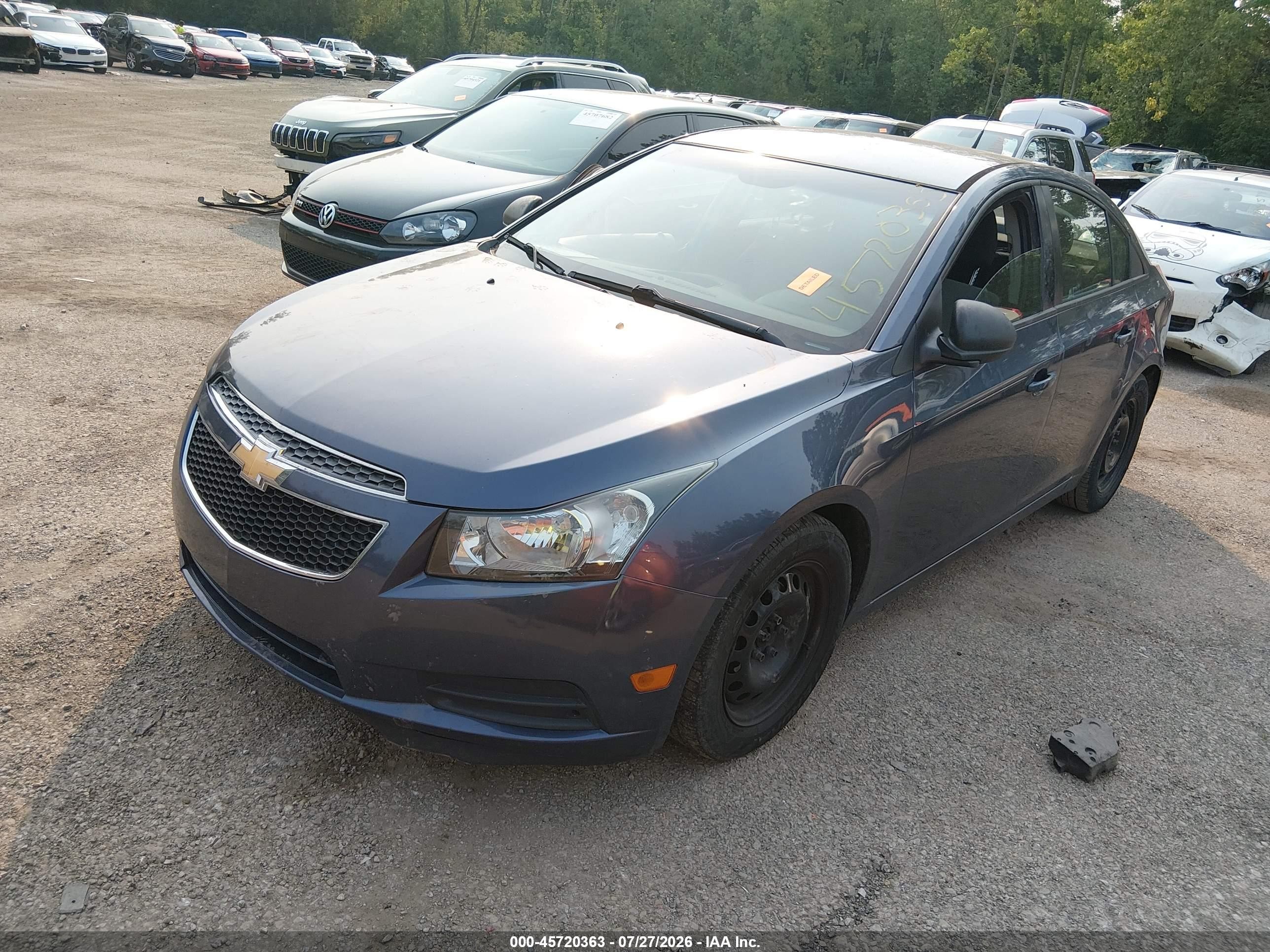 2014 Chevrolet Cruze Ls Auto Синий vin: 1G1PA5SH9E7272825