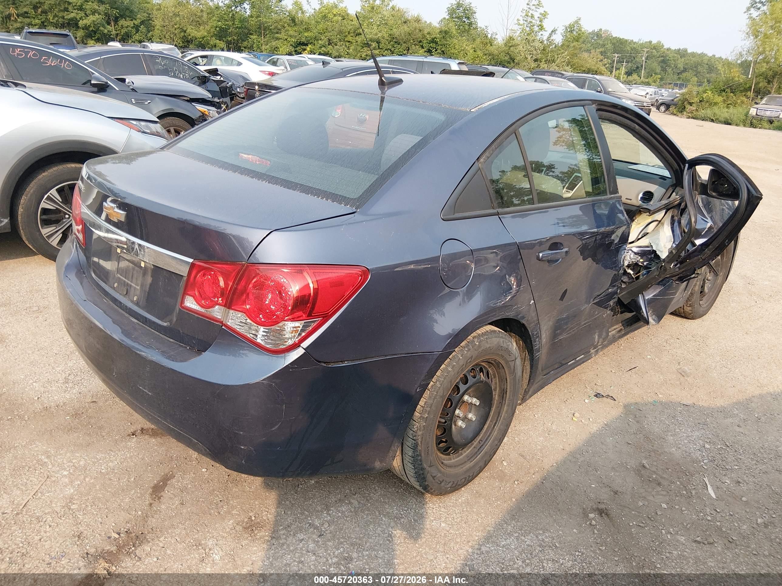 2014 Chevrolet Cruze Ls Auto Синий vin: 1G1PA5SH9E7272825