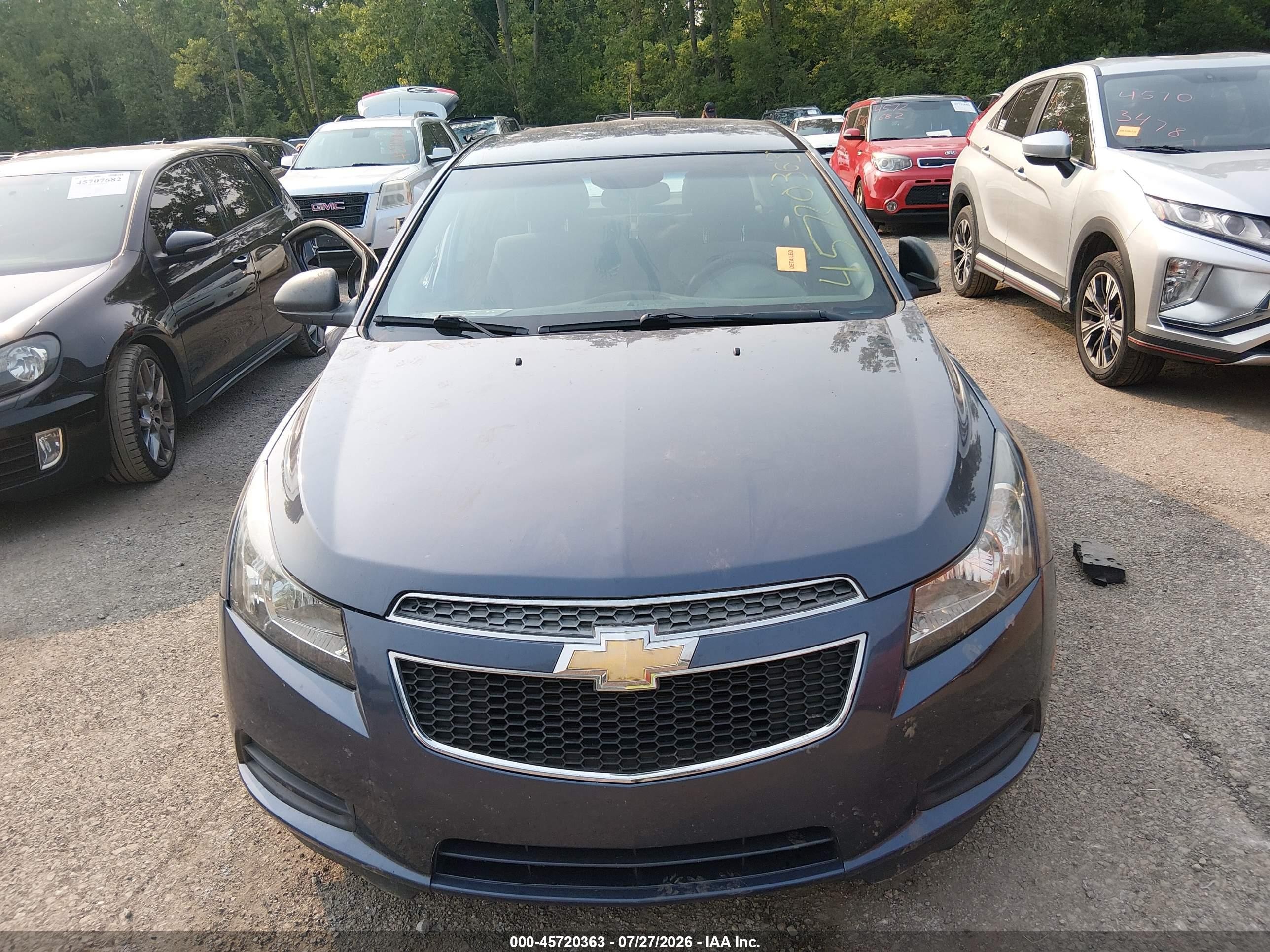 2014 Chevrolet Cruze Ls Auto Синий vin: 1G1PA5SH9E7272825