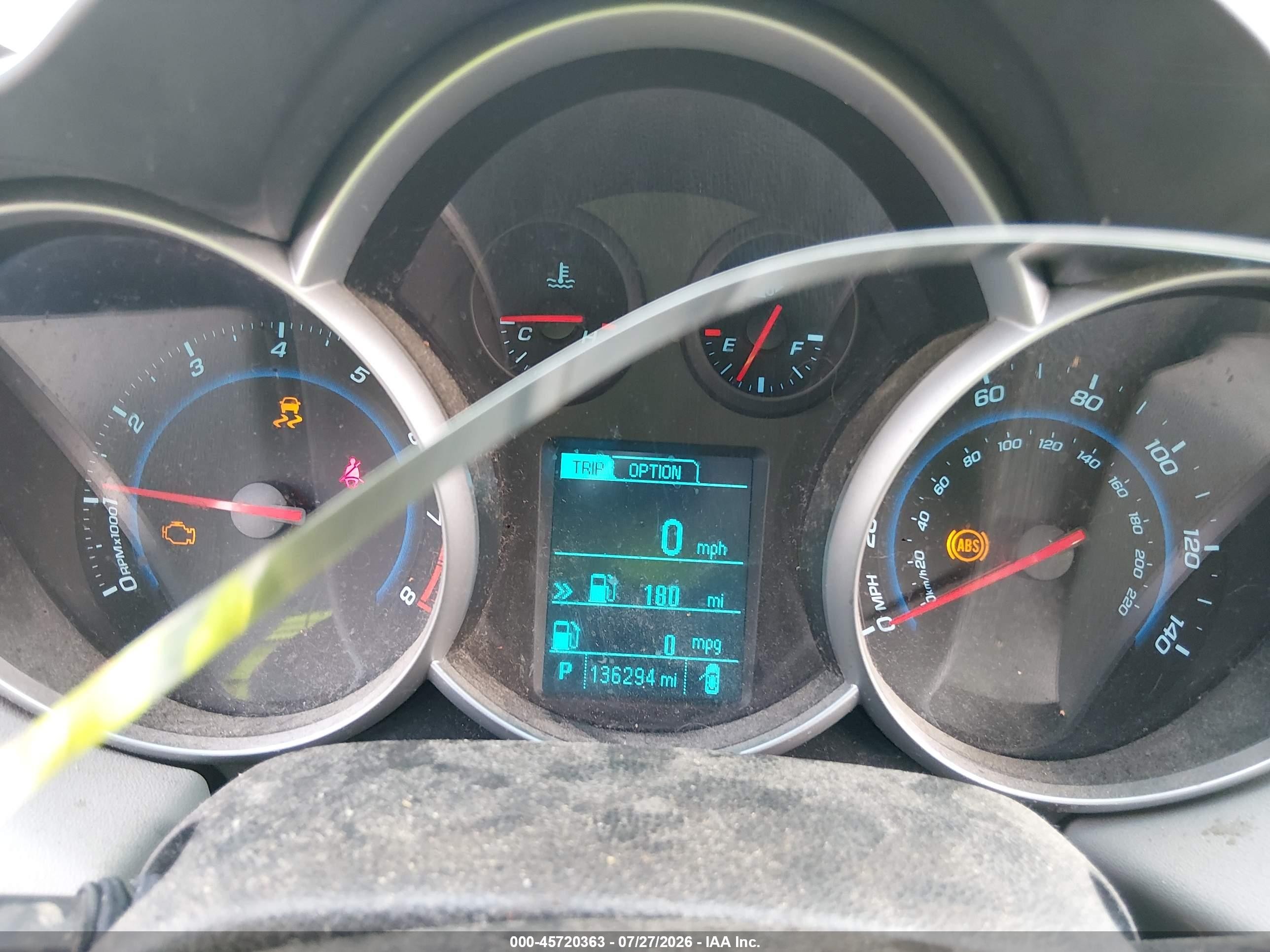 2014 Chevrolet Cruze Ls Auto Синий vin: 1G1PA5SH9E7272825