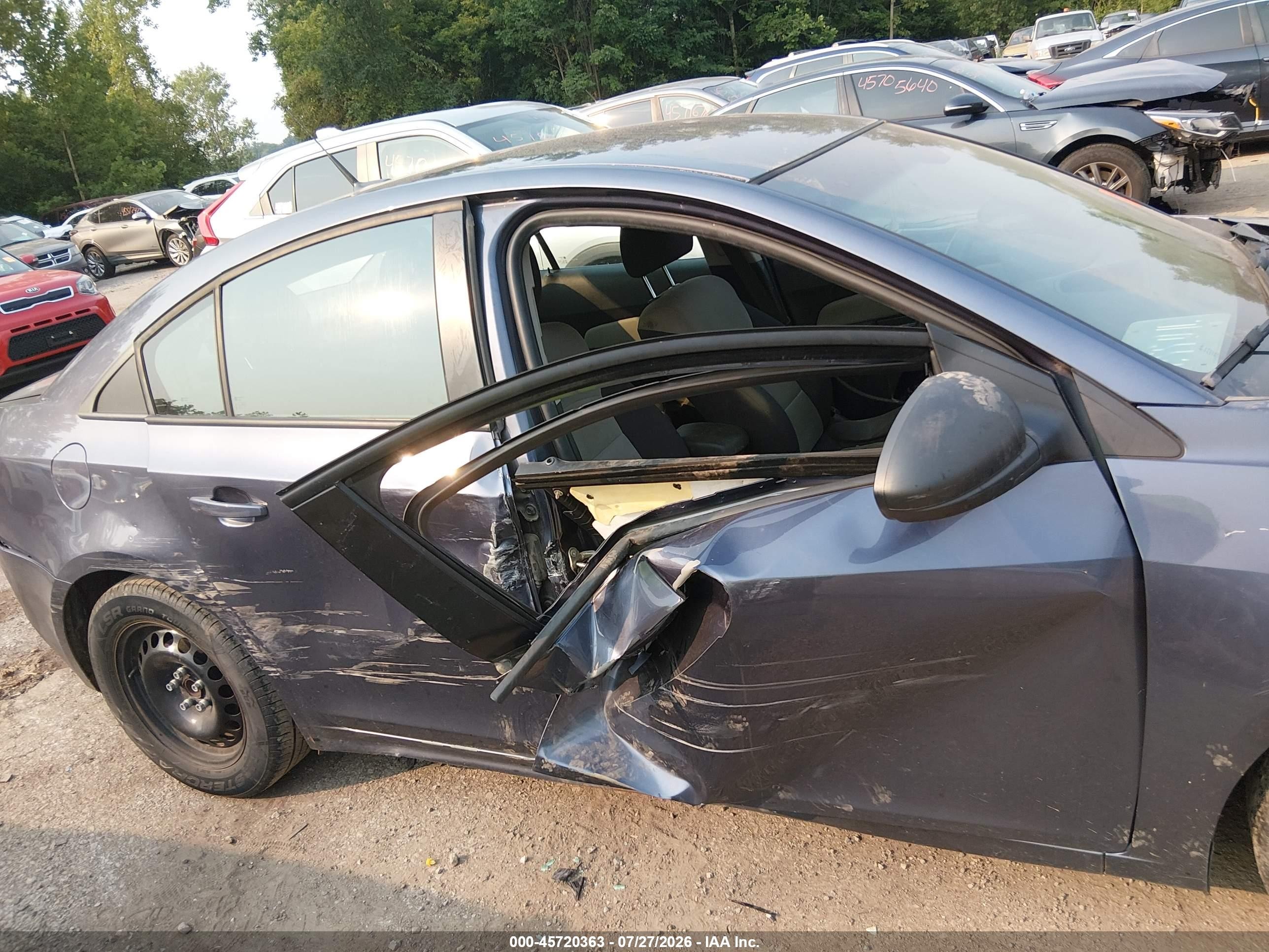2014 Chevrolet Cruze Ls Auto Синий vin: 1G1PA5SH9E7272825