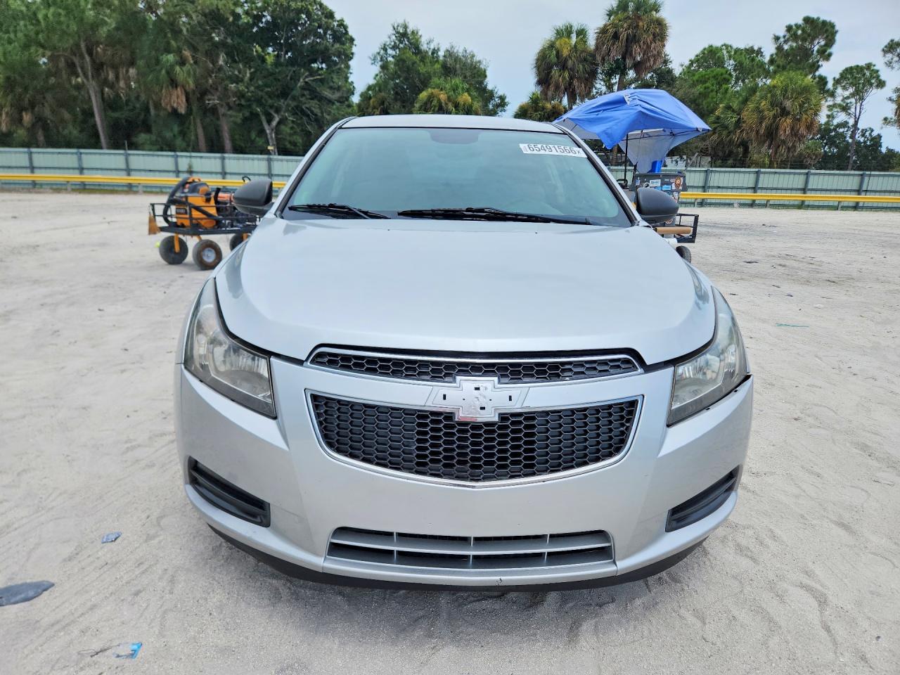 2014 Chevrolet Cruze Ls Silver vin: 1G1PA5SH9E7280942
