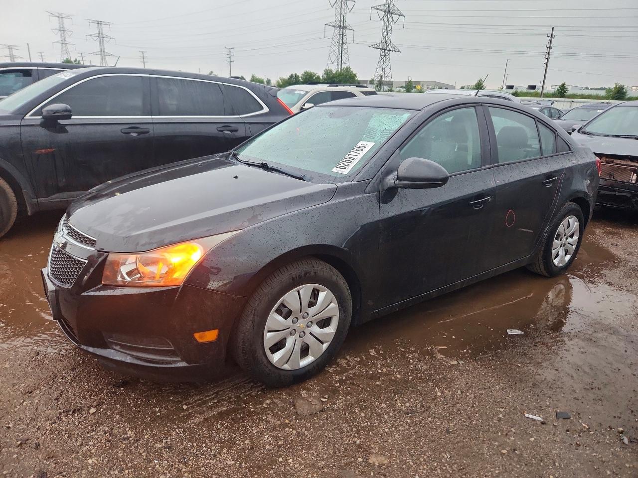 2014 Chevrolet Cruze Ls Black vin: 1G1PA5SH9E7411450
