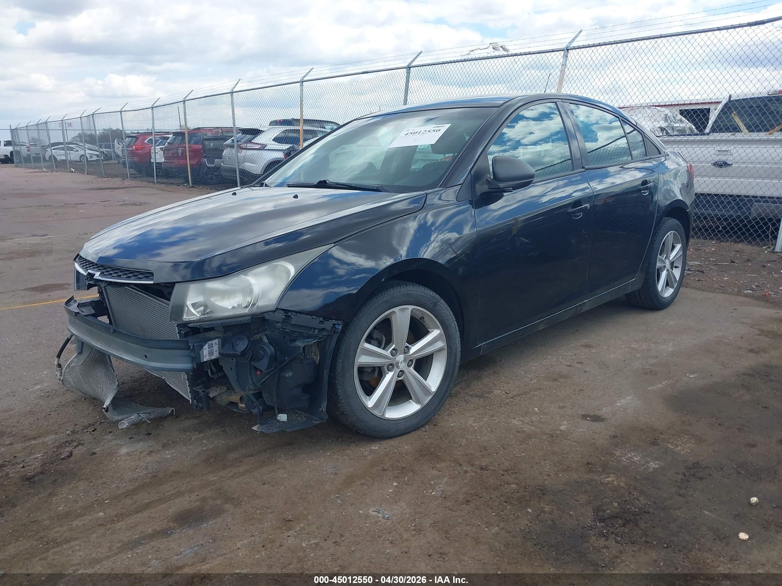 2014 Chevrolet Cruze Ls Auto Black vin: 1G1PA5SH9E7455125
