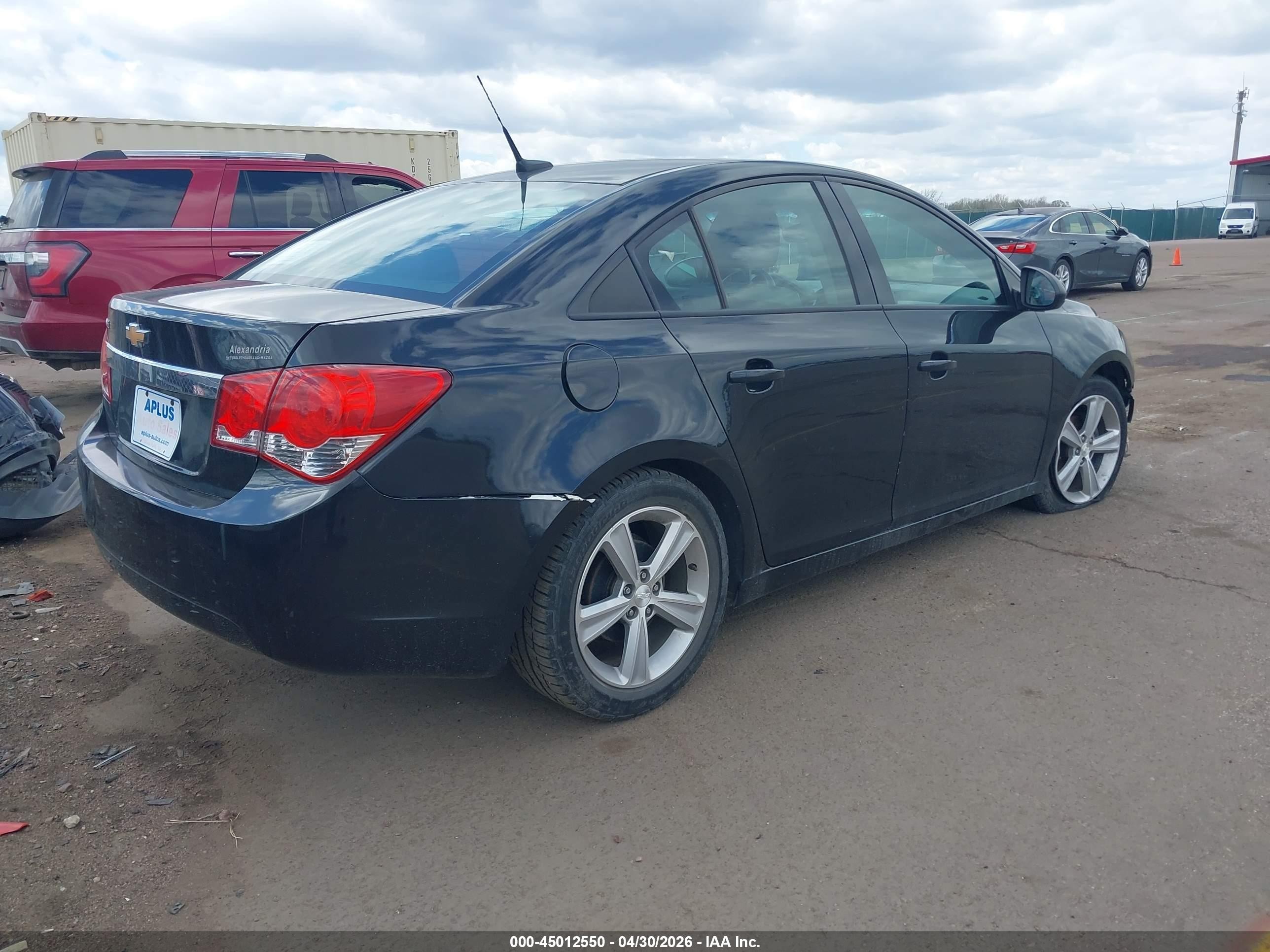 2014 Chevrolet Cruze Ls Auto Black vin: 1G1PA5SH9E7455125