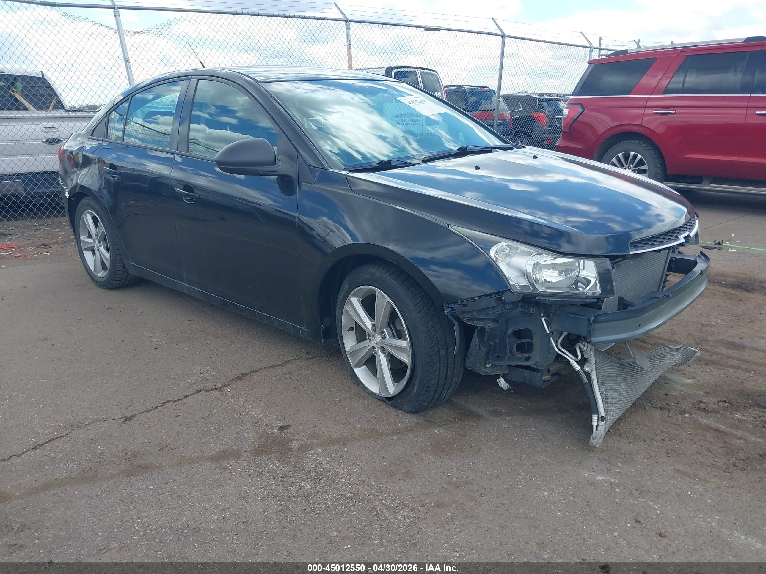 2014 Chevrolet Cruze Ls Auto Black vin: 1G1PA5SH9E7455125