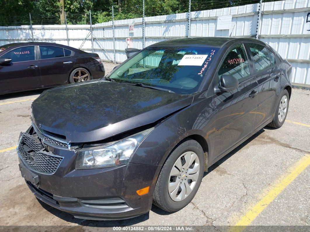2014 Chevrolet Cruze Ls Auto Gray vin: 1G1PA5SH9E7455416