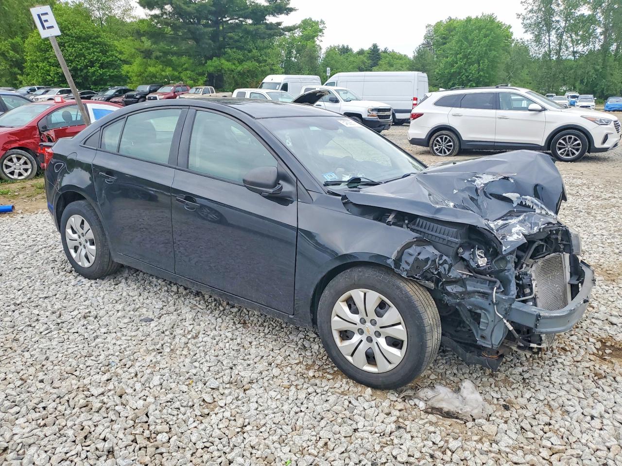2015 Chevrolet Cruze Ls Черный vin: 1G1PA5SH9F7219687